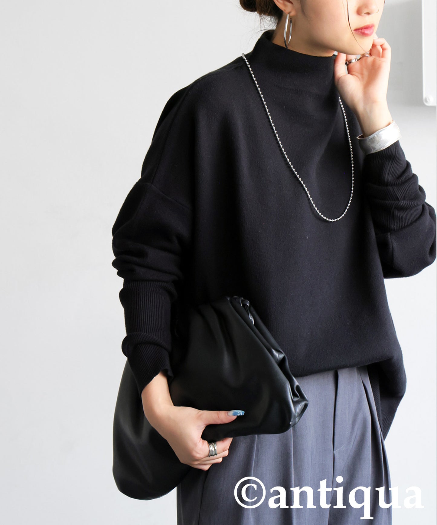 Bottleneck Knit Ladies