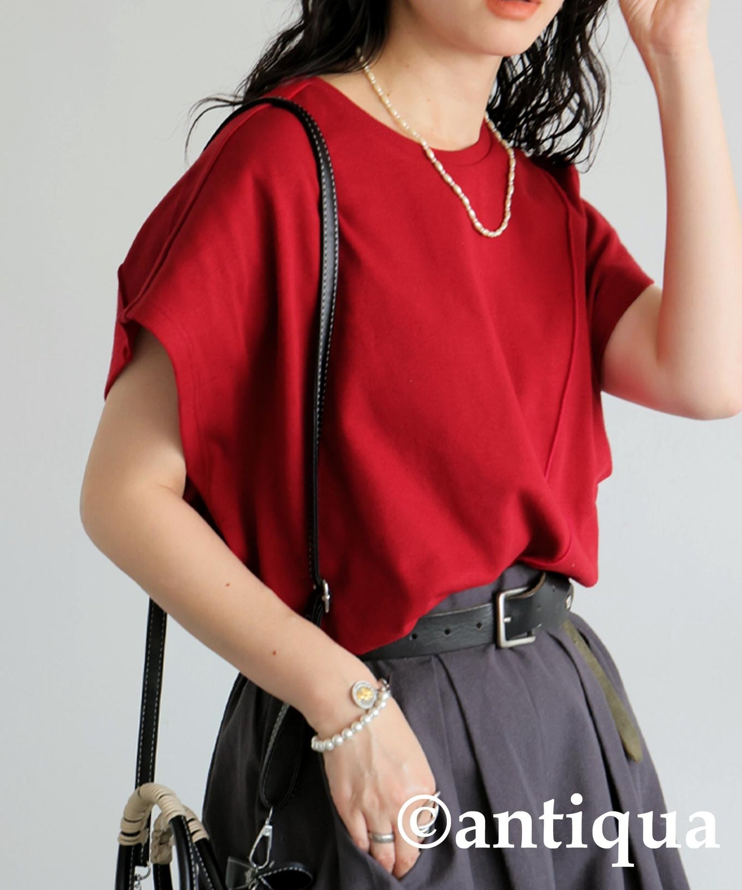 Ladies Sleek Beauty Mellow French Sleeve Tops