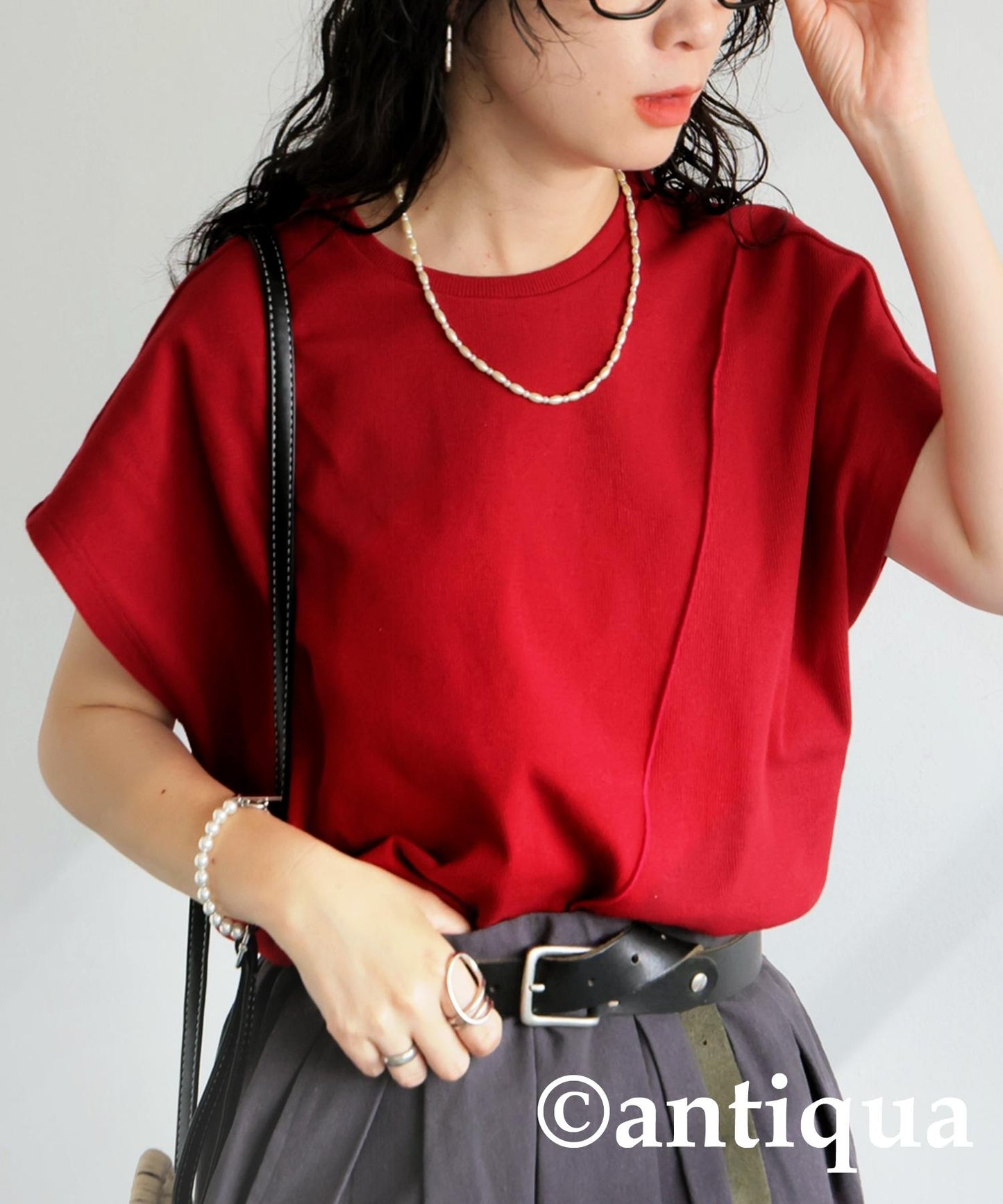 Ladies Sleek Beauty Mellow French Sleeve Tops