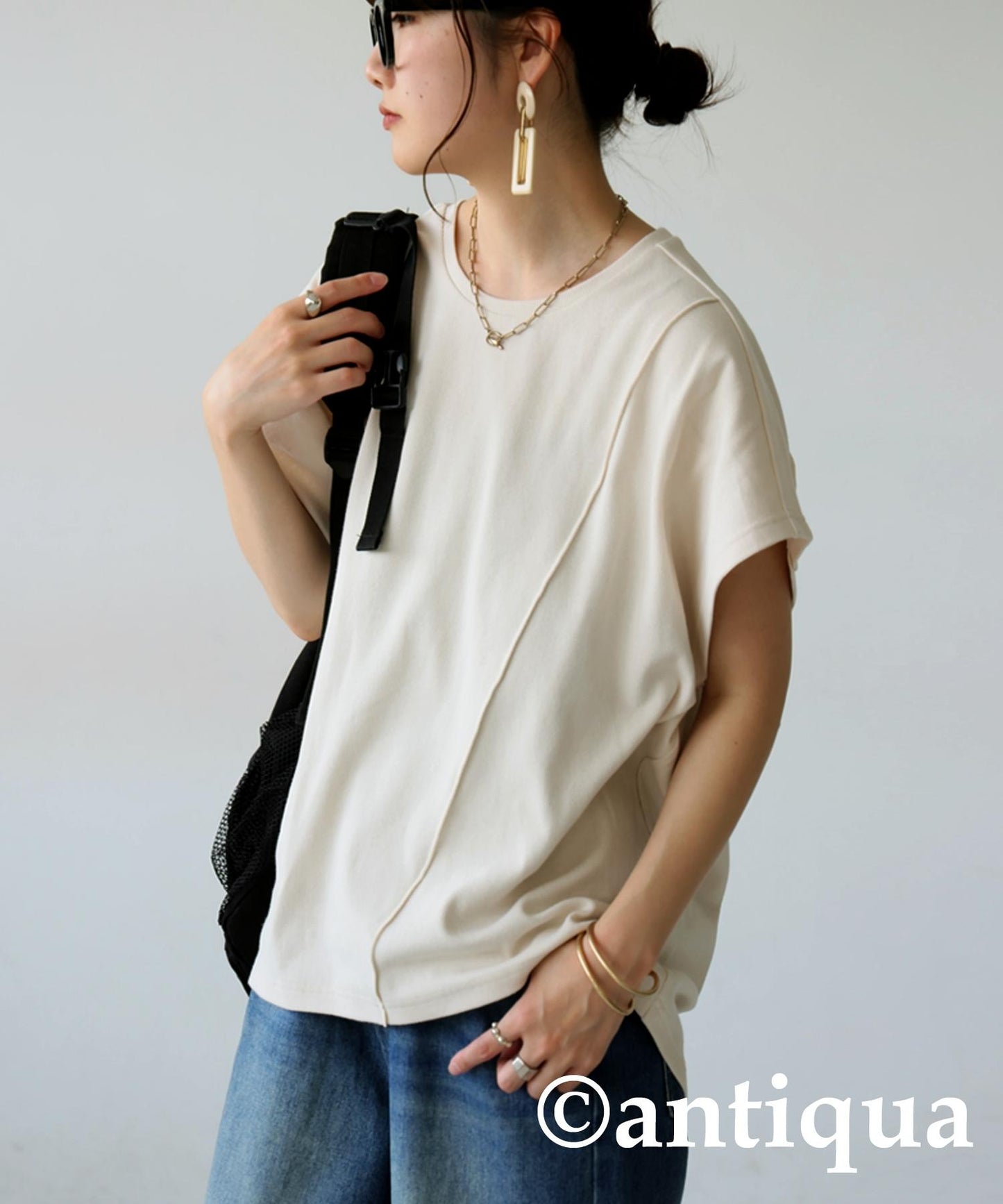 Ladies Sleek Beauty Mellow French Sleeve Tops