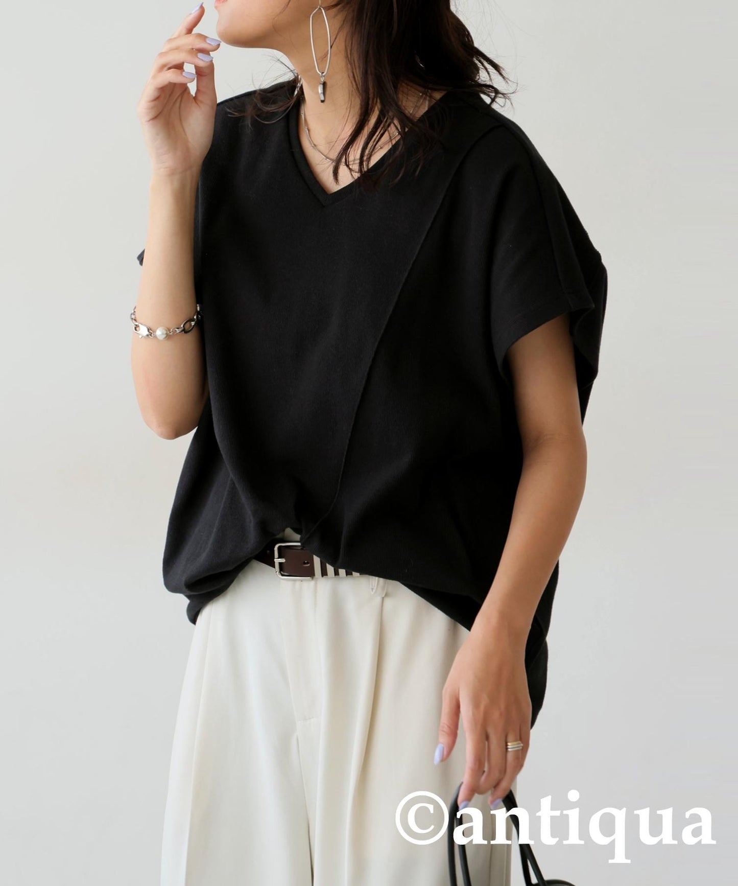 Ladies Sleek Beauty Mellow French Sleeve Tops