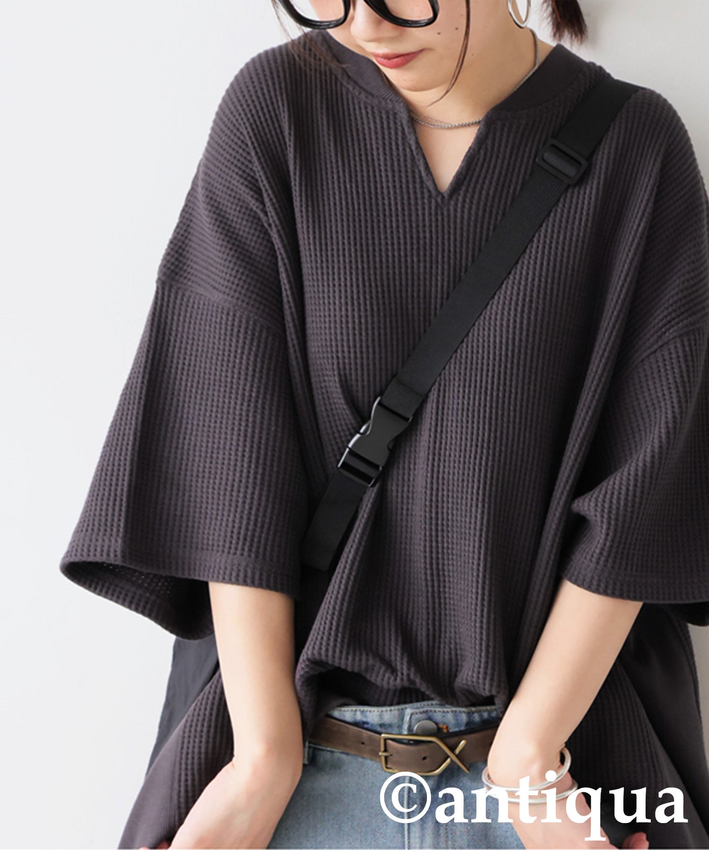 Ladies Kaftan Collar Top