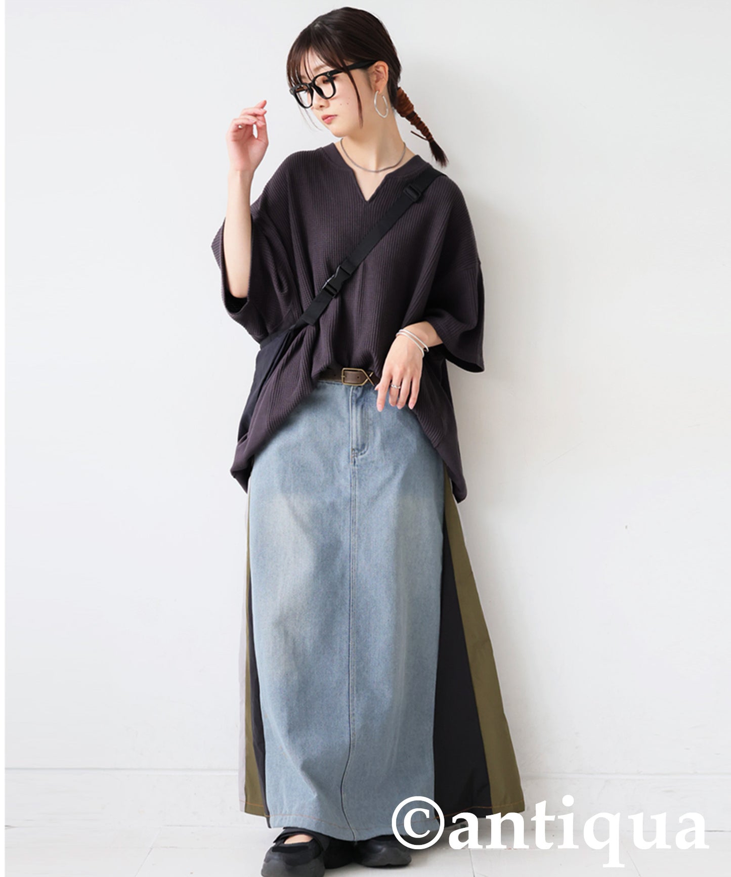 Ladies Kaftan Collar Top