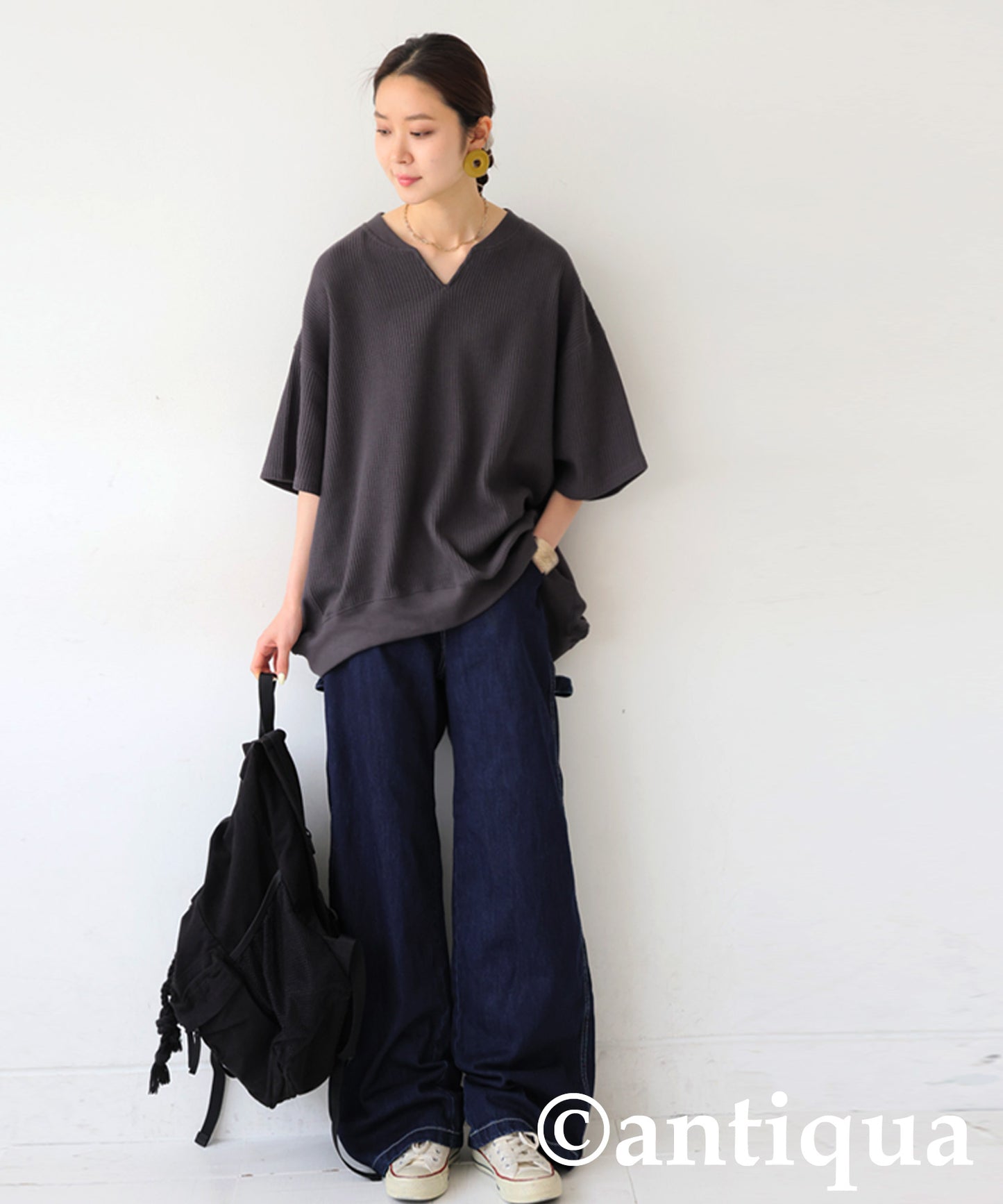 Ladies Kaftan Collar Top