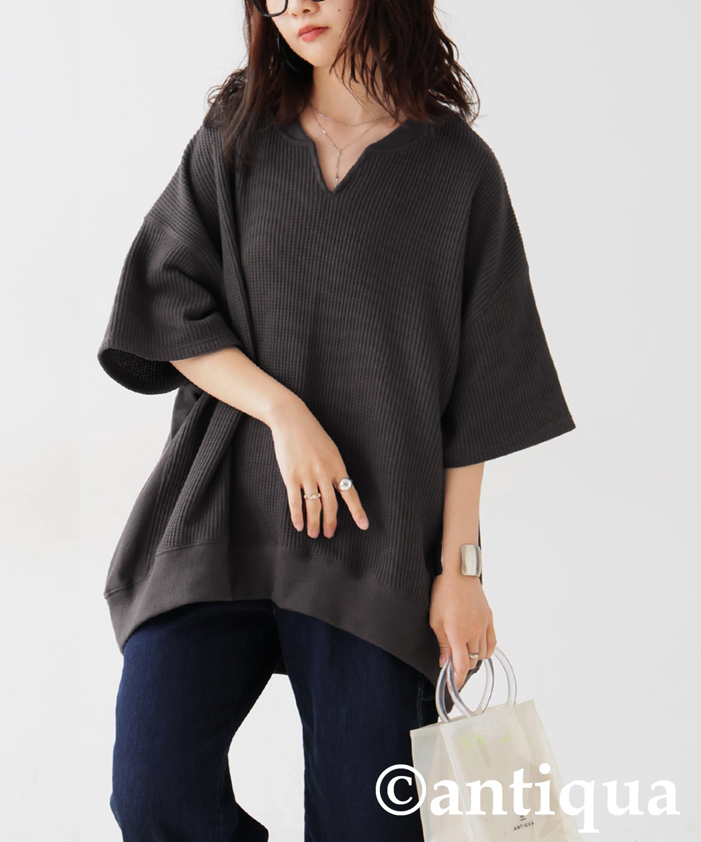 Ladies Kaftan Collar Top