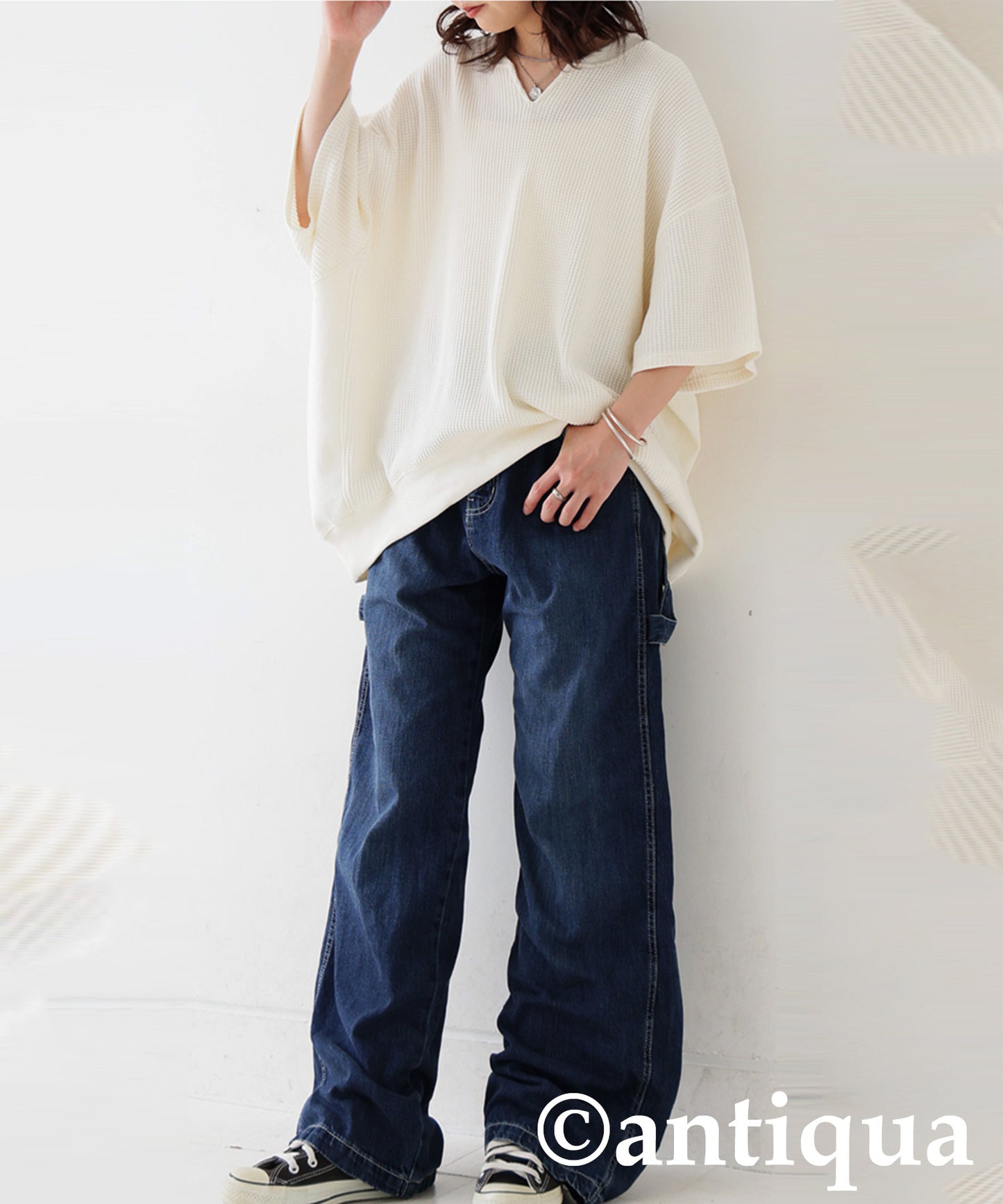 Ladies Kaftan Collar Top