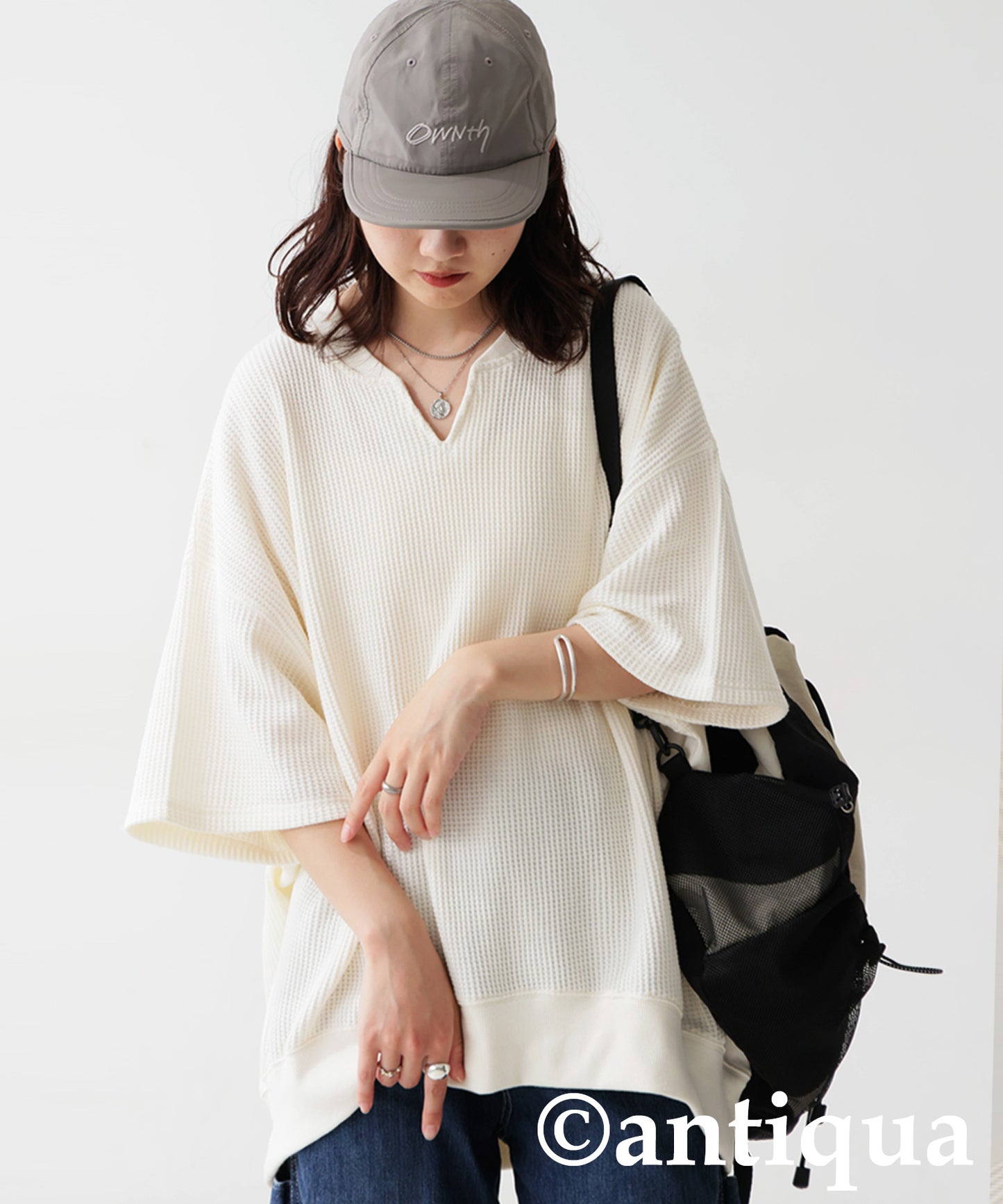 Ladies Kaftan Collar Top