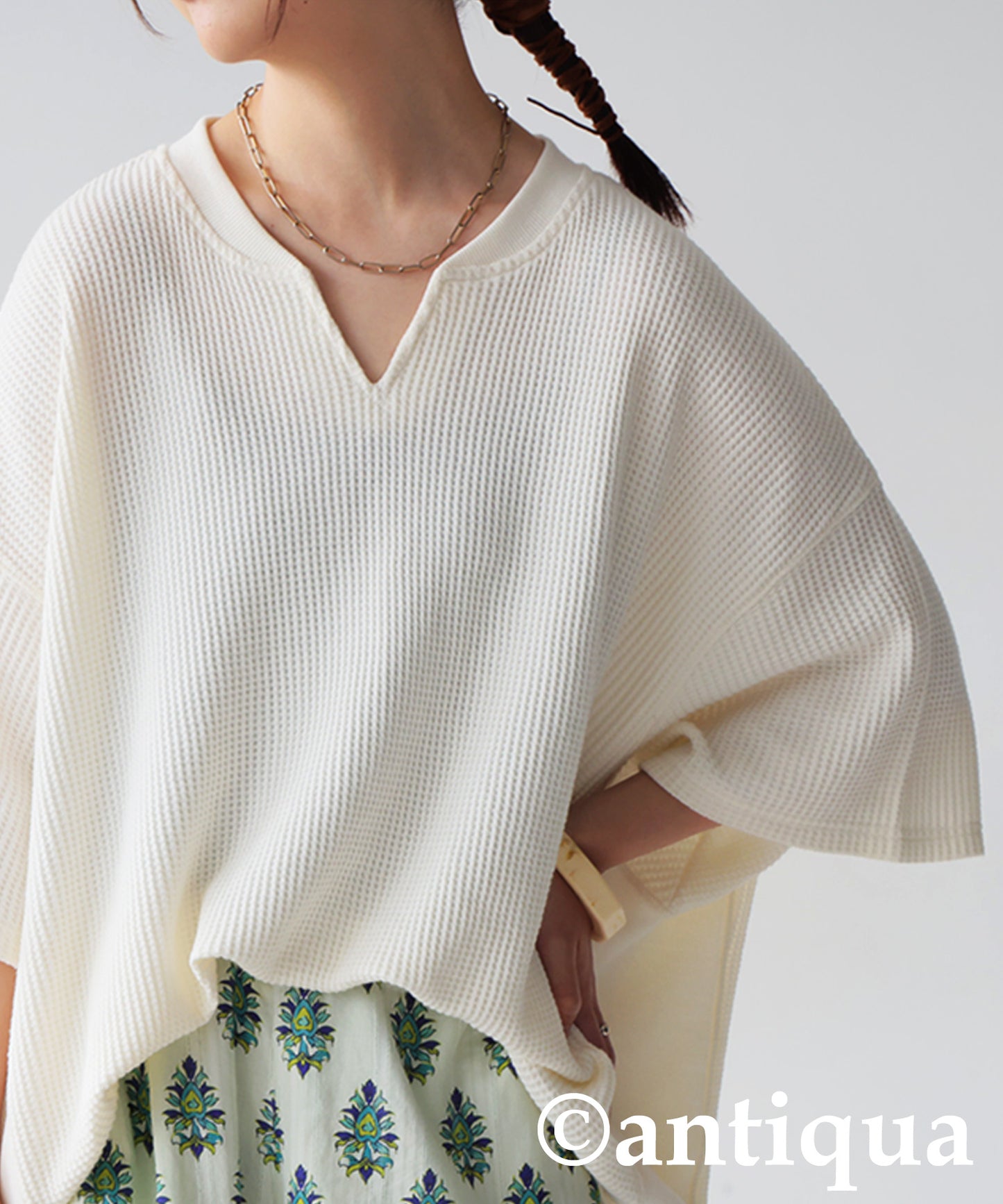 Ladies Kaftan Collar Top