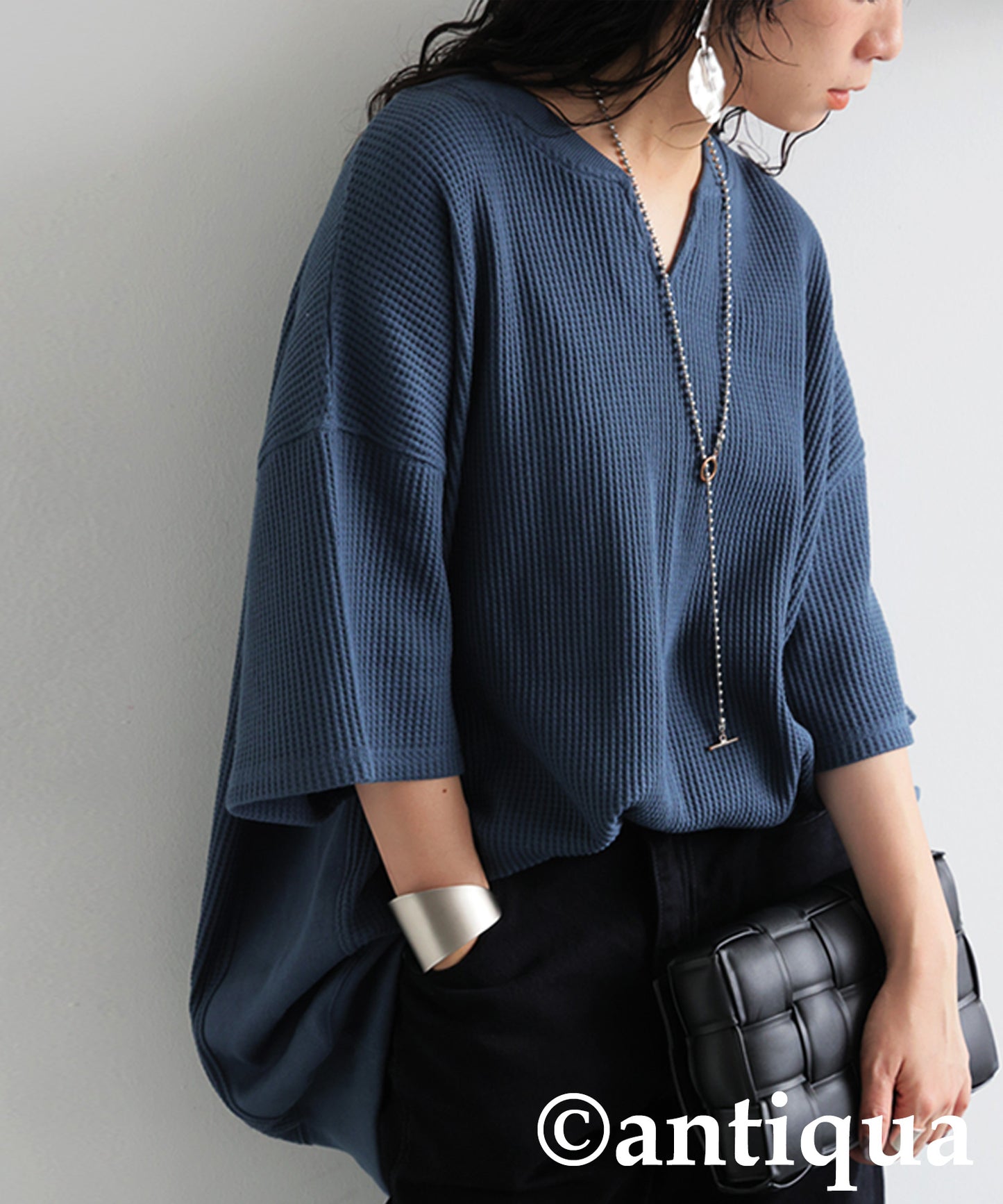 Ladies Kaftan Collar Top