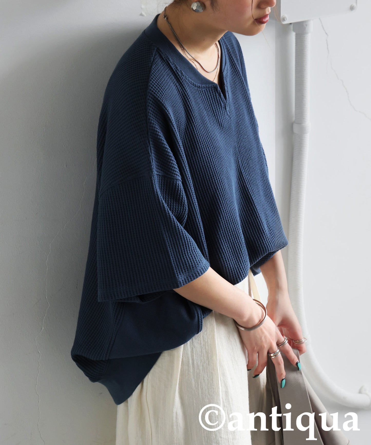 Ladies Kaftan Collar Top