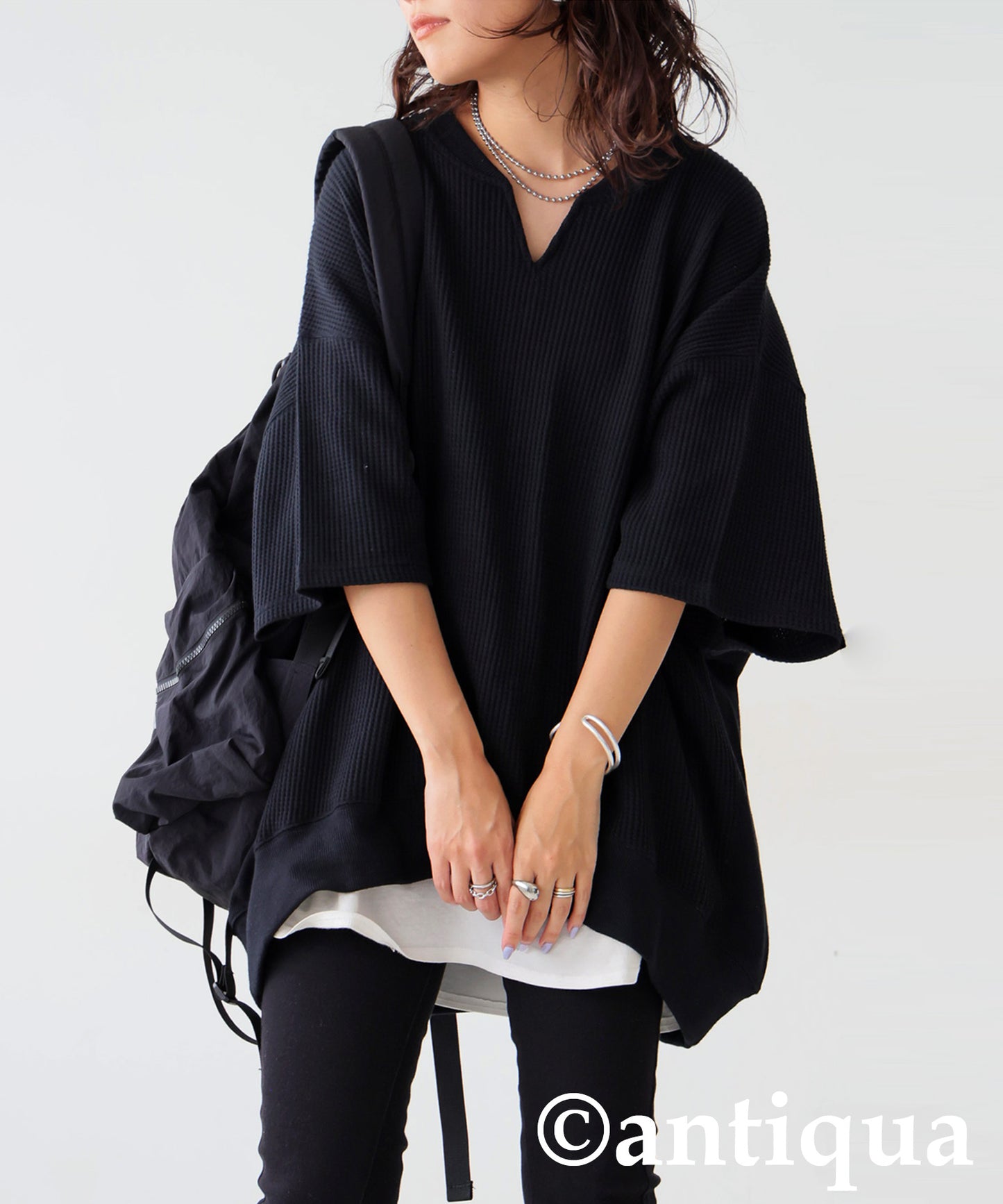 Ladies Kaftan Collar Top