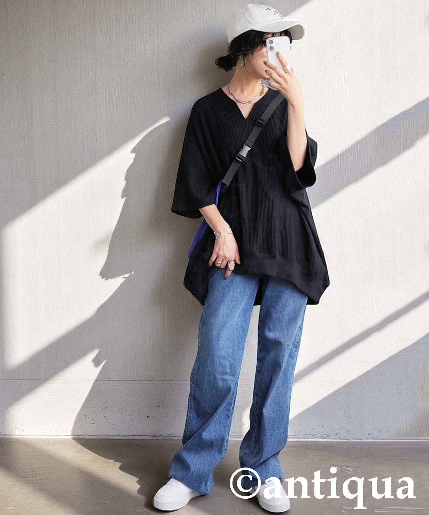 Ladies Kaftan Collar Top