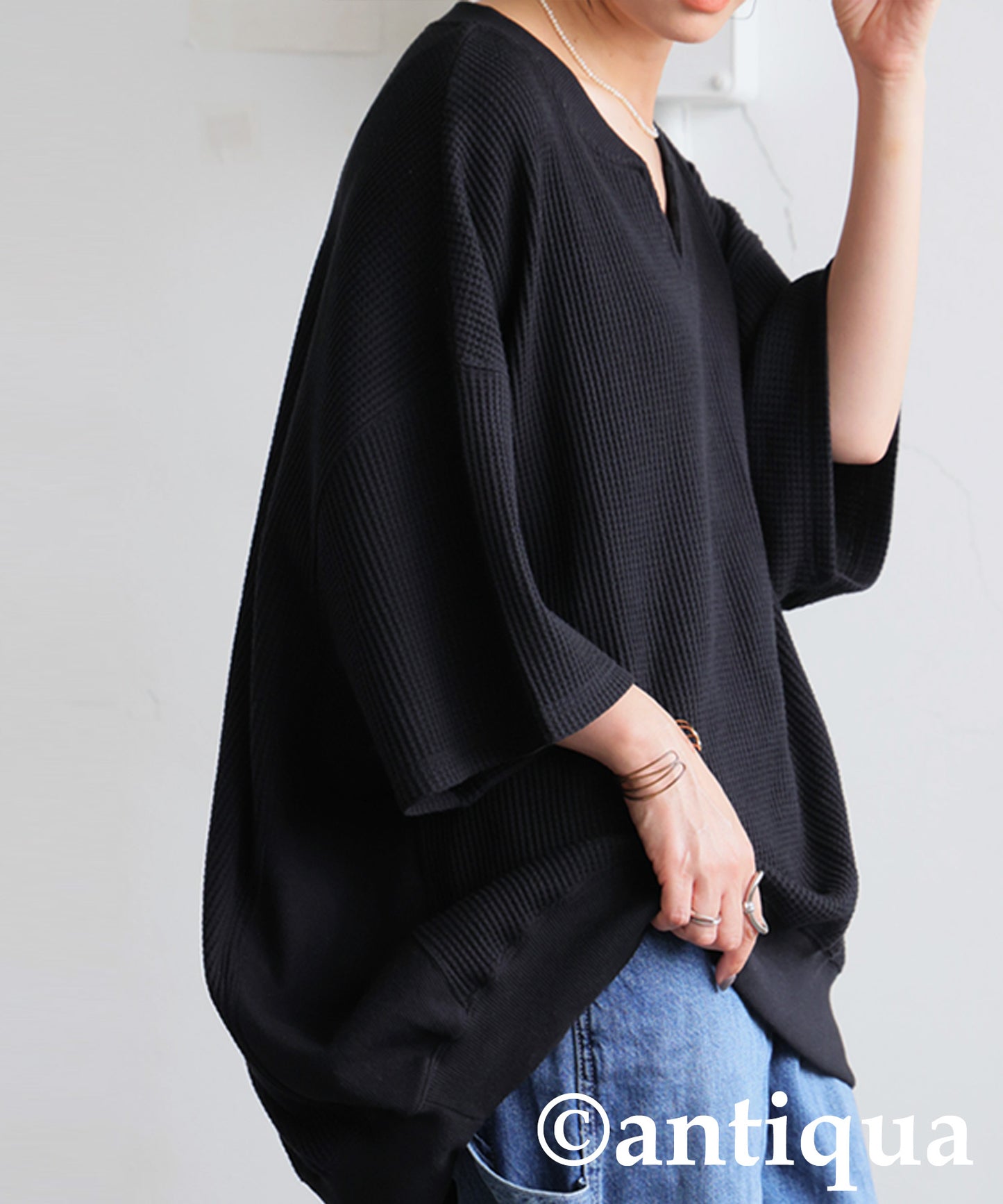 Ladies Kaftan Collar Top