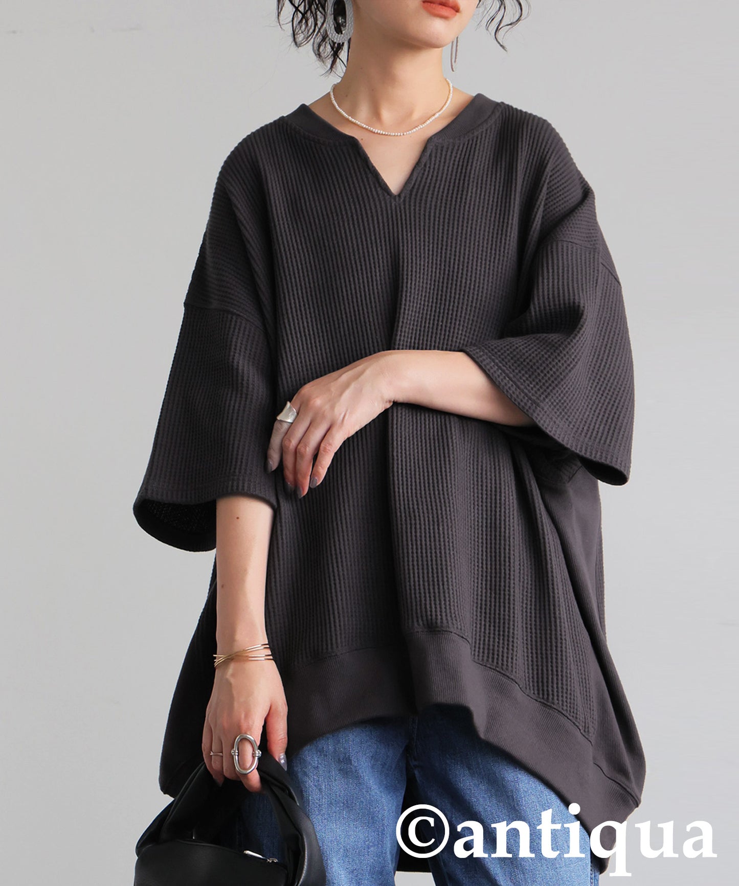 Ladies Kaftan Collar Top