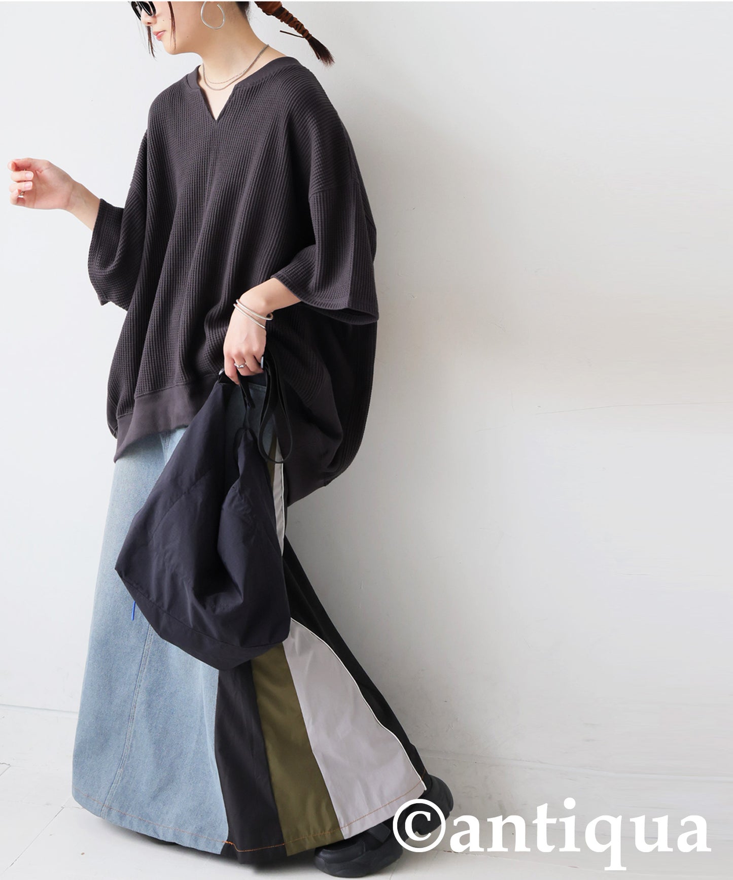 Ladies Kaftan Collar Top