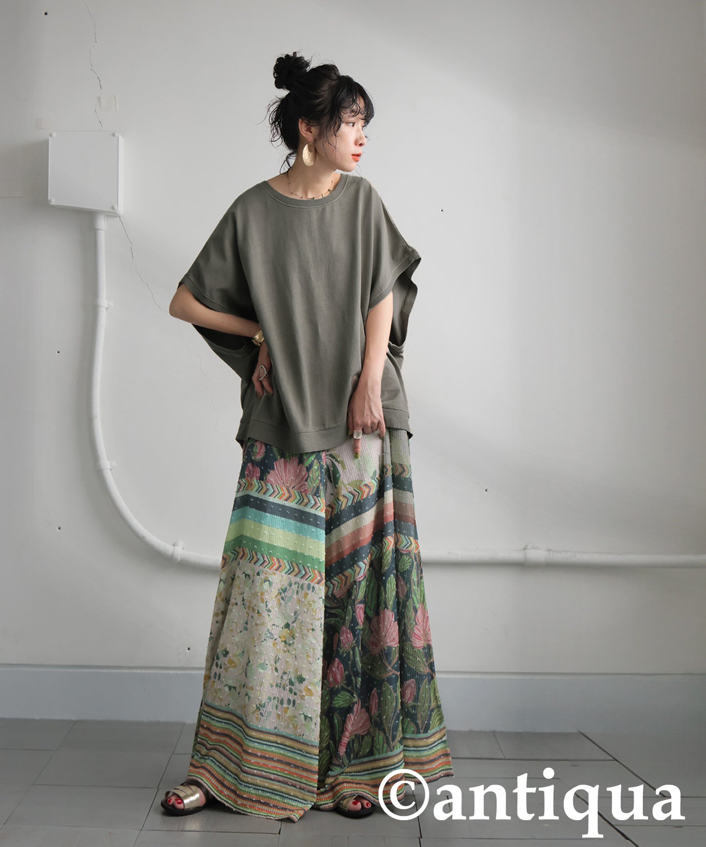 Ladies Vintage Style Mini Fleece T-Shirt