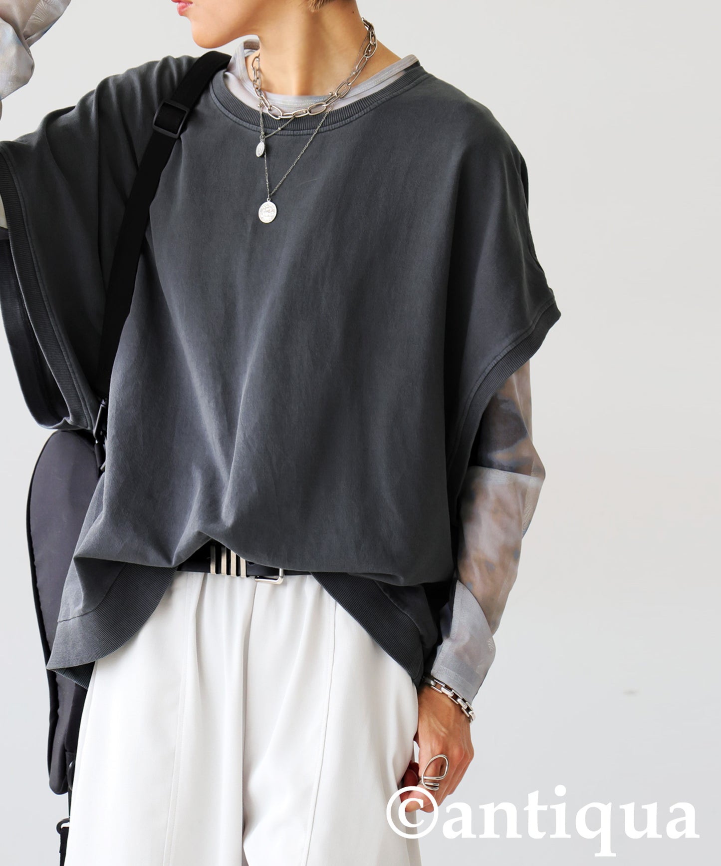 Ladies Vintage Style Mini Fleece T-Shirt