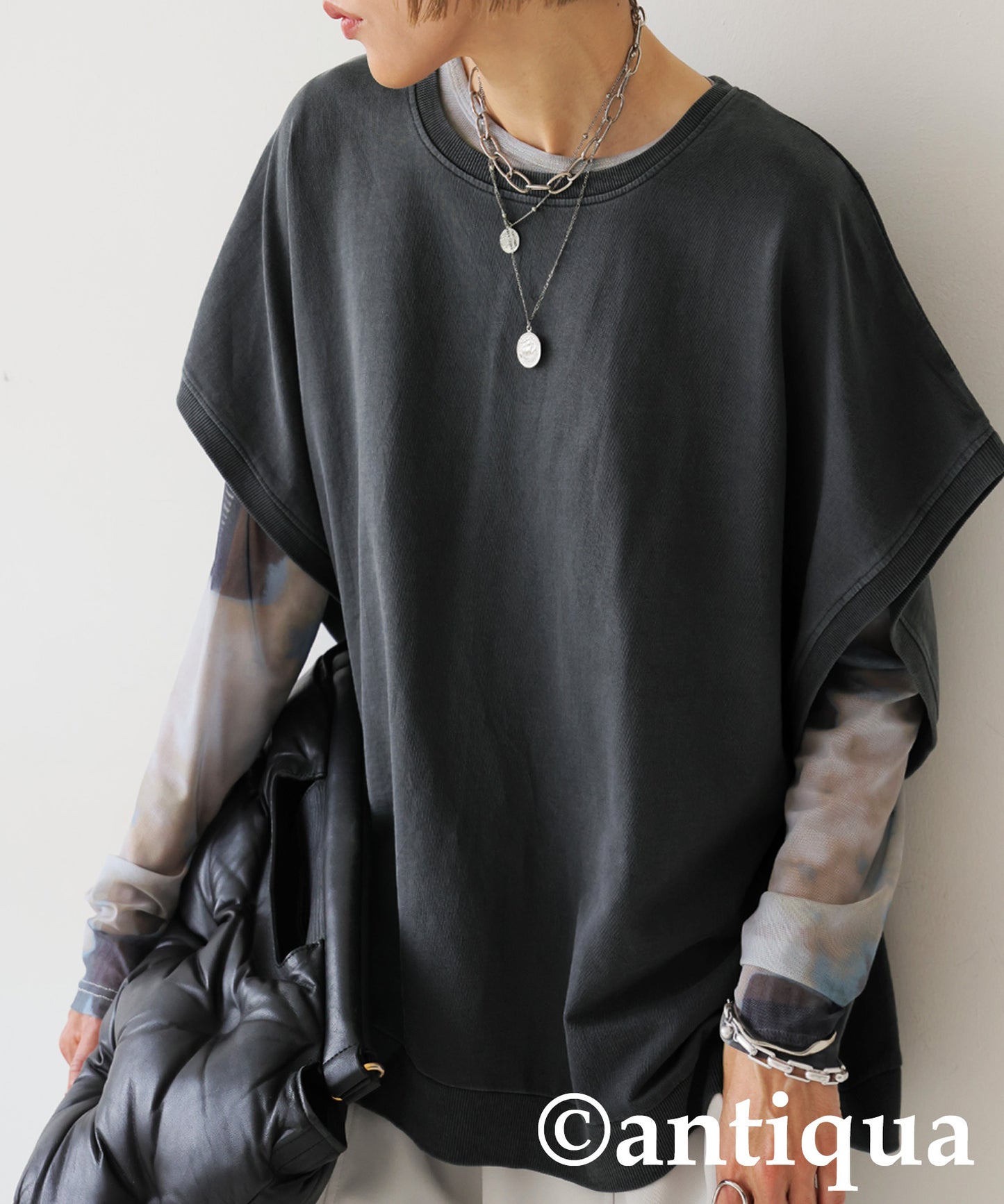 Ladies Vintage Style Mini Fleece T-Shirt