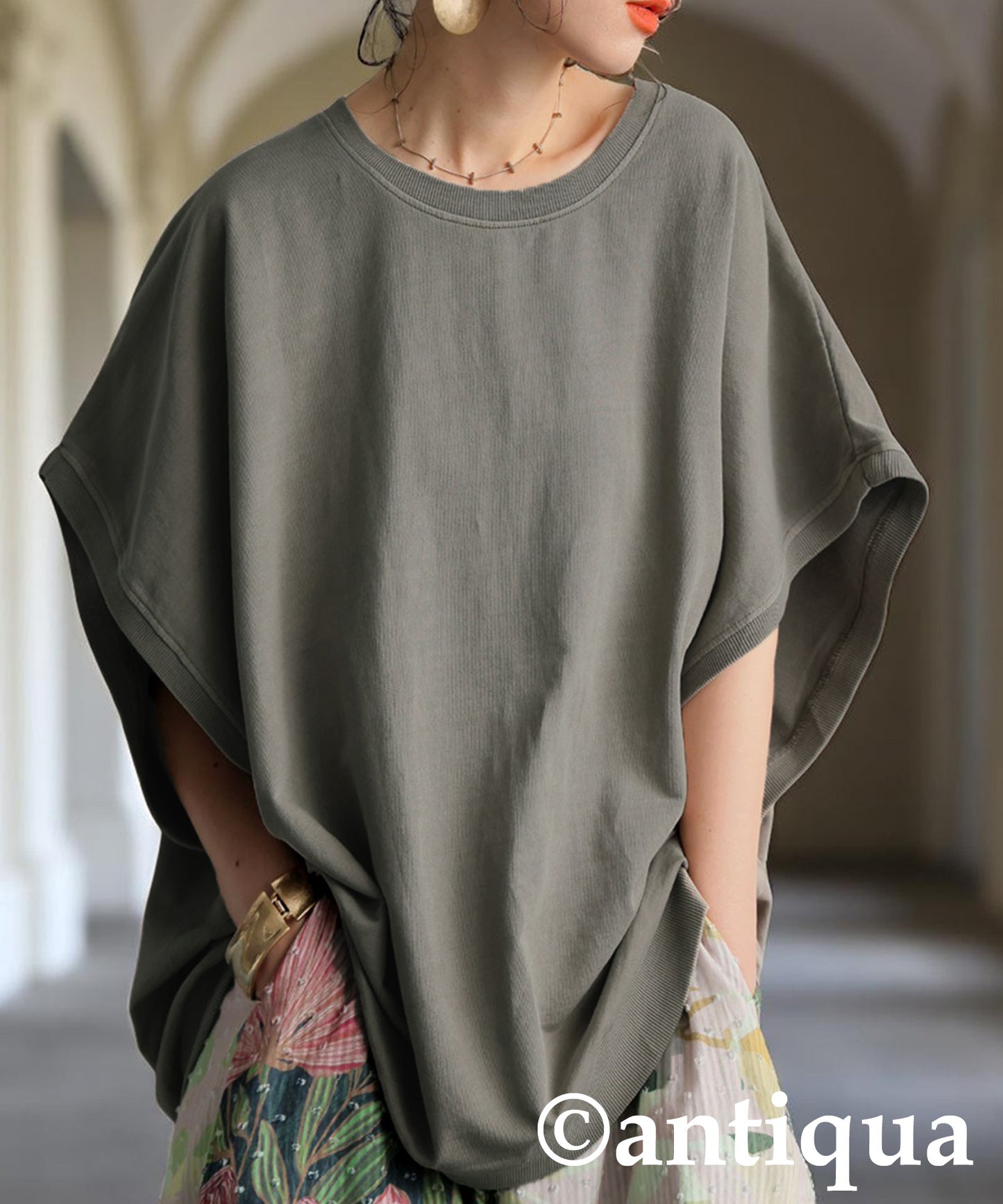 Ladies Vintage Style Mini Fleece T-Shirt