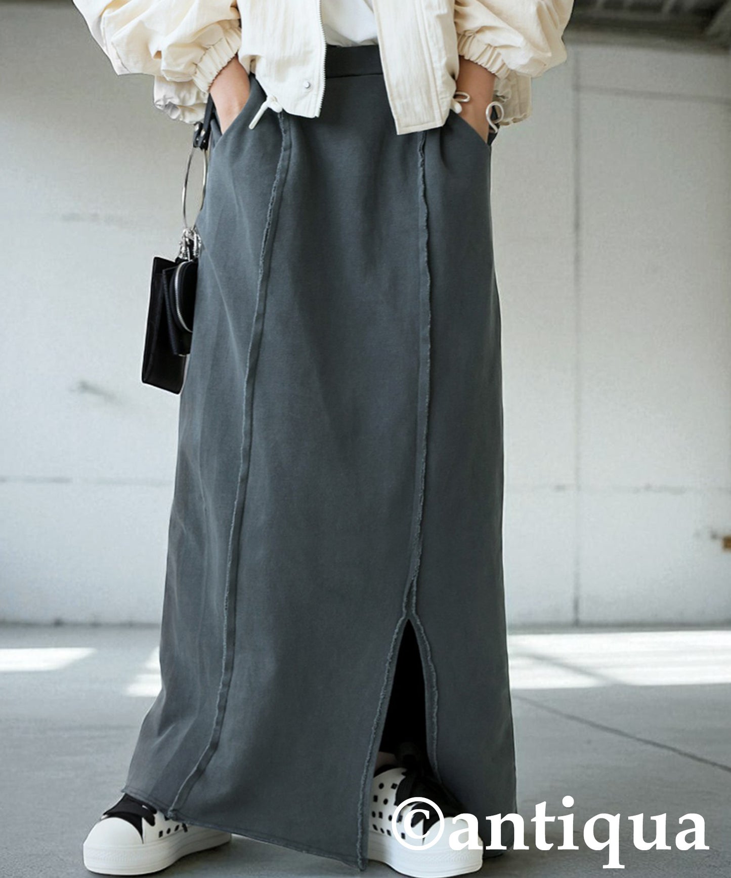 Ladies Fleece Long Skirt
