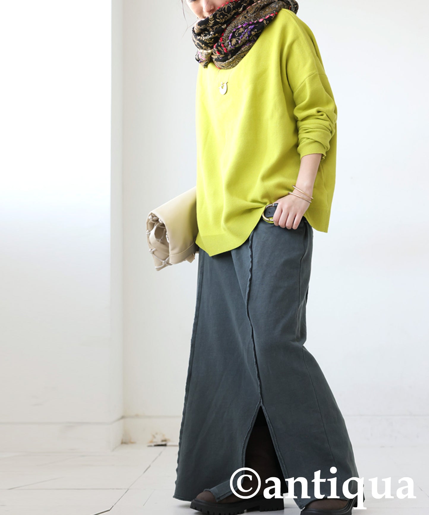 Ladies Fleece Long Skirt