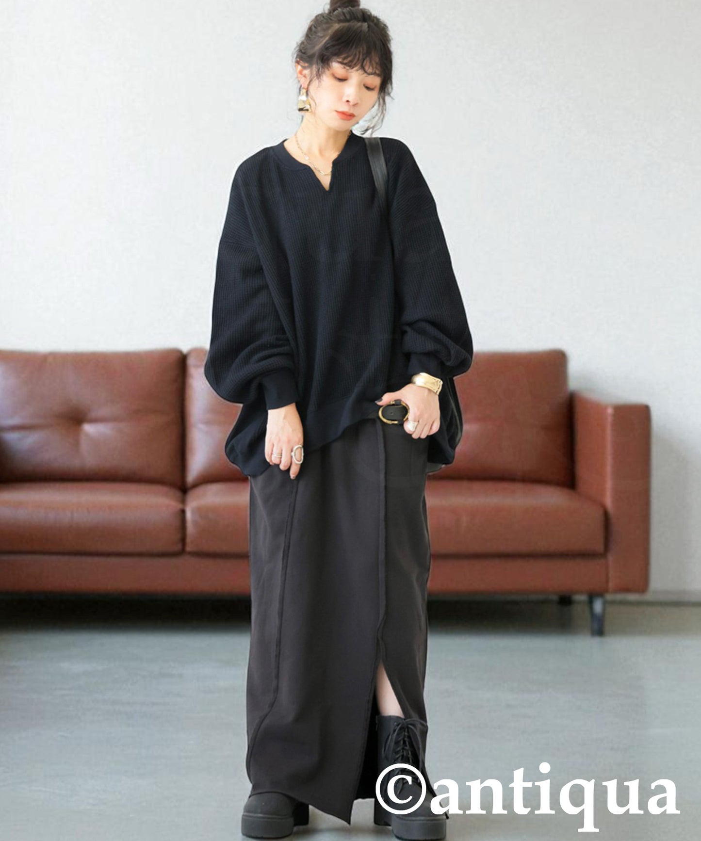 Ladies Fleece Long Skirt