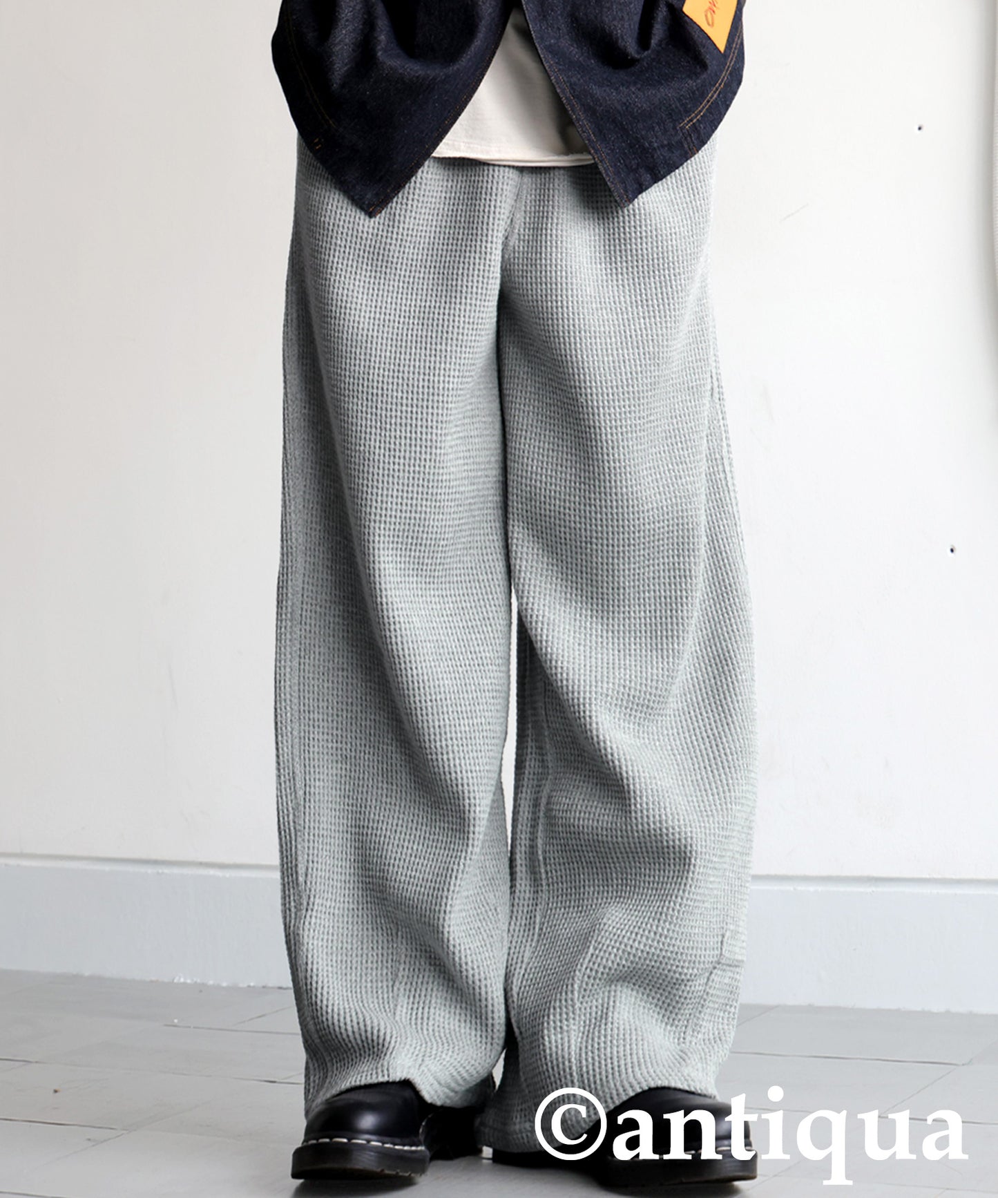 Waffle Wide Pants Men's