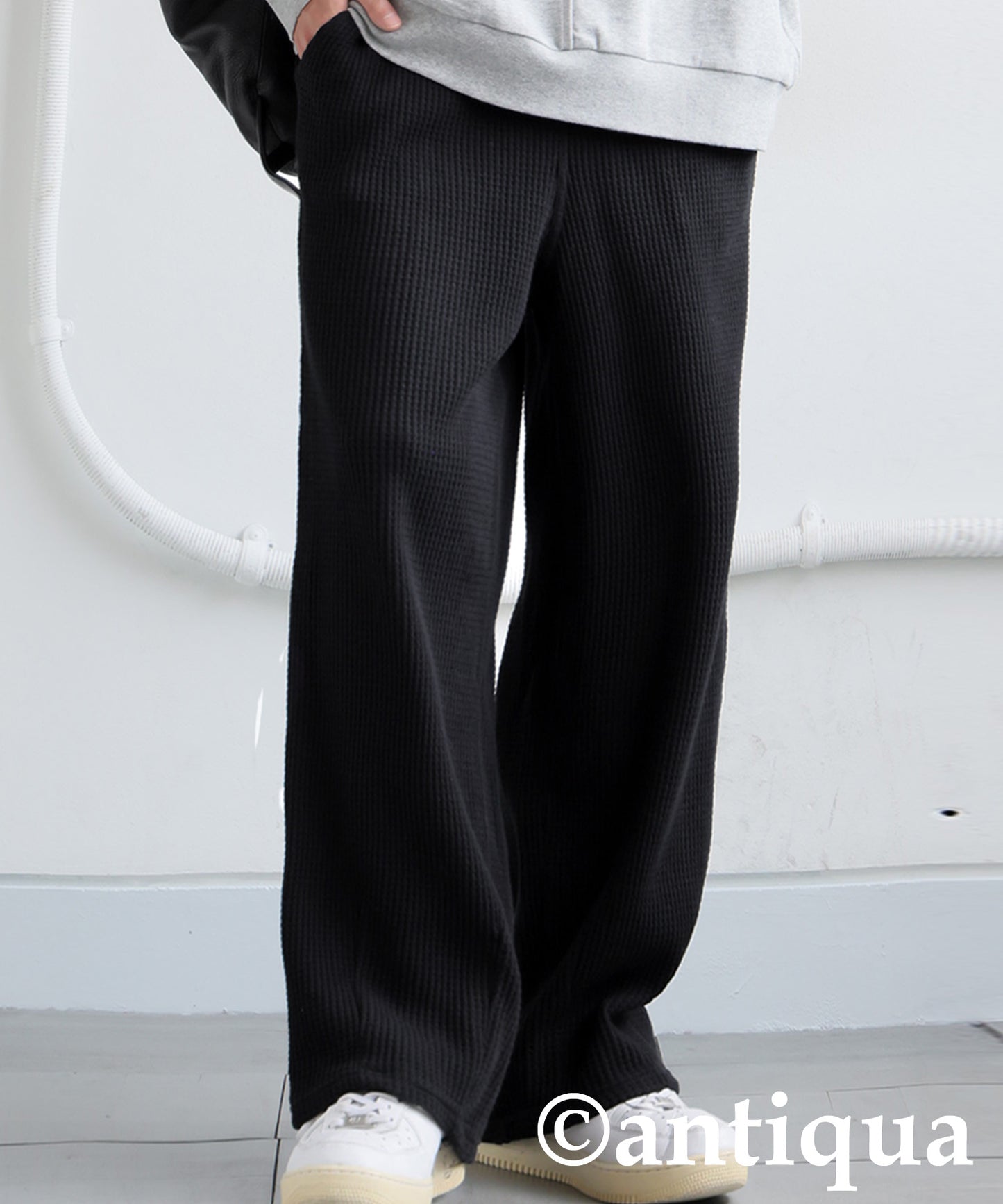 Waffle Wide Pants Men's