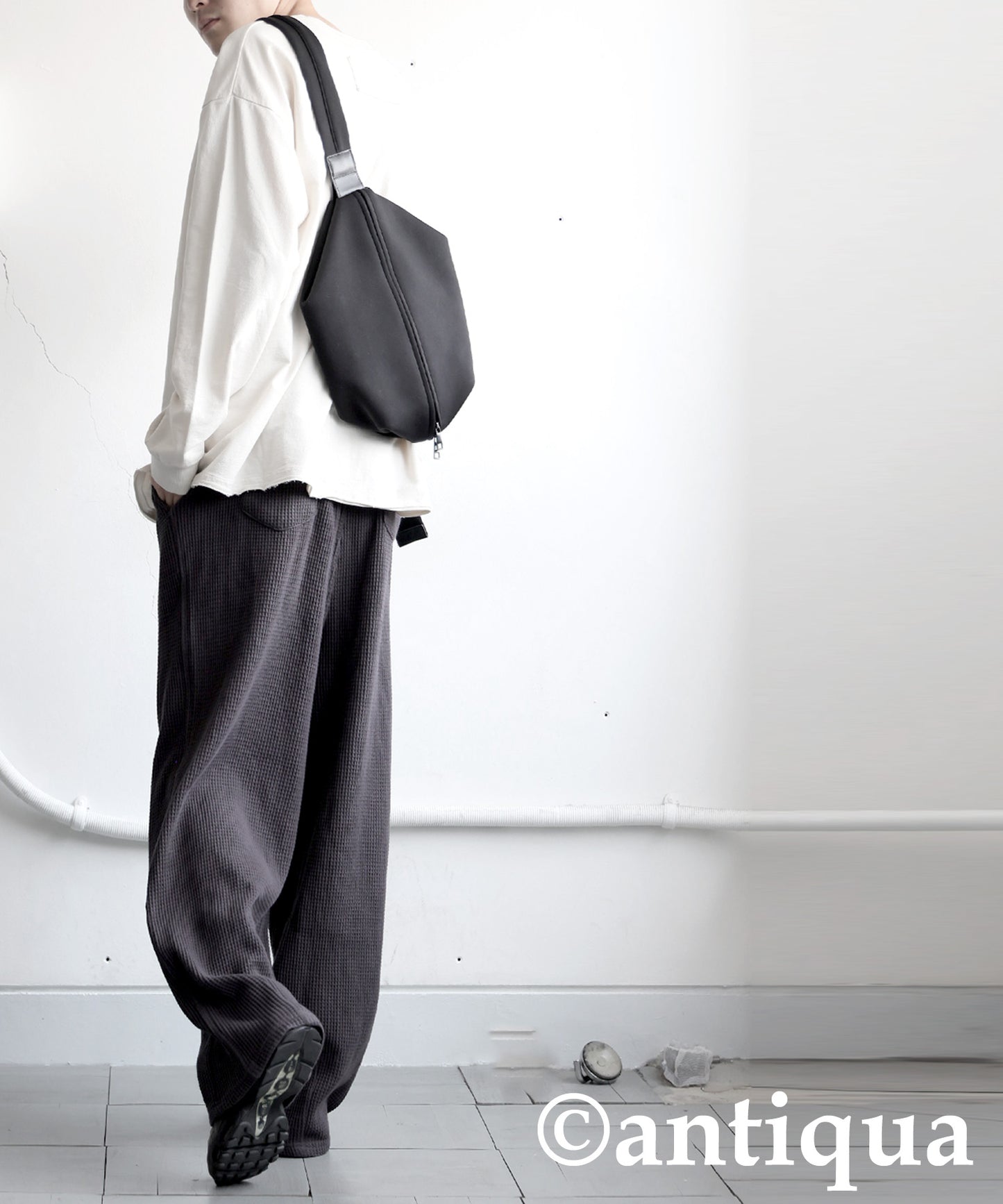 Waffle Wide Pants Men's