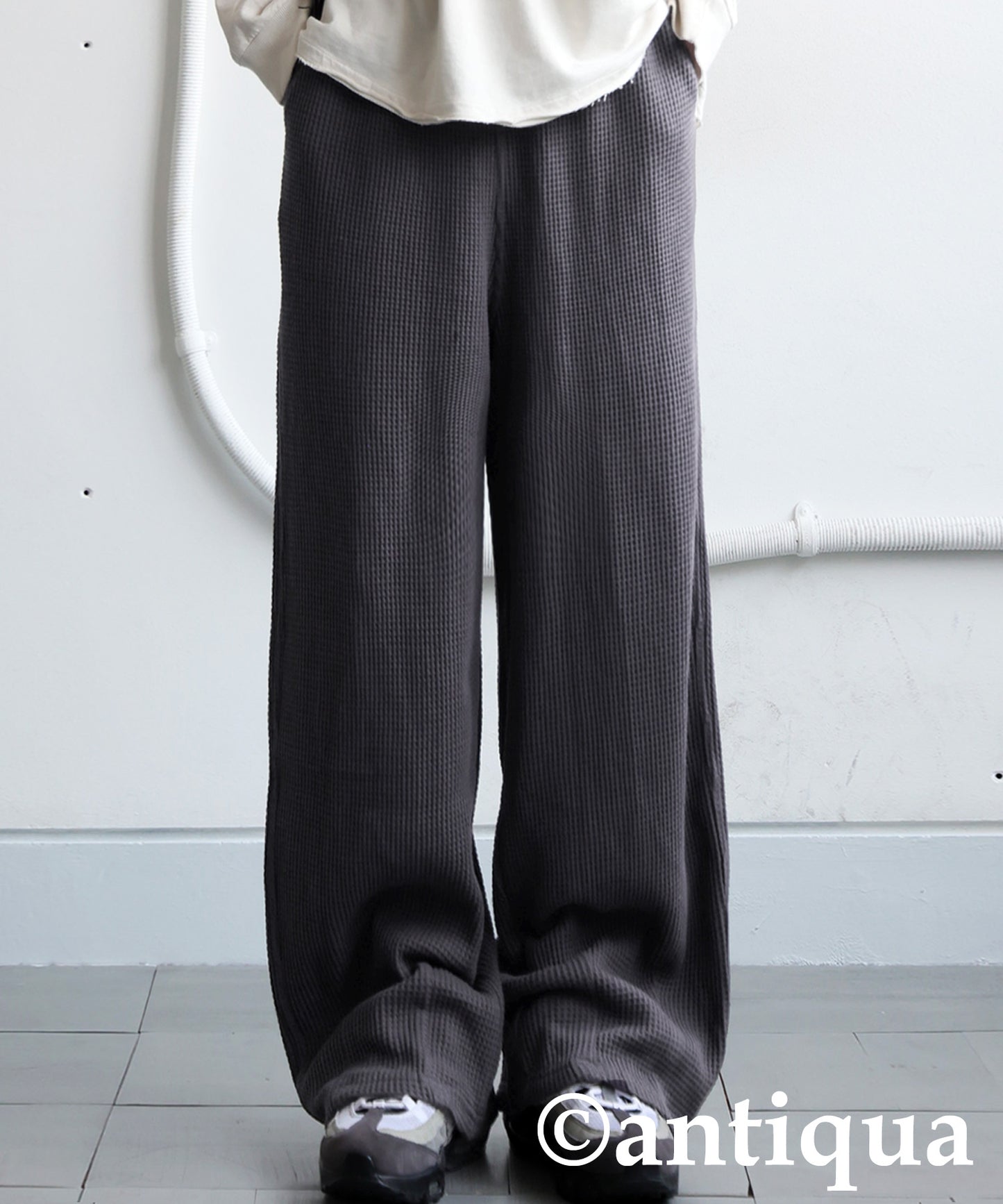 Waffle Wide Pants Men's