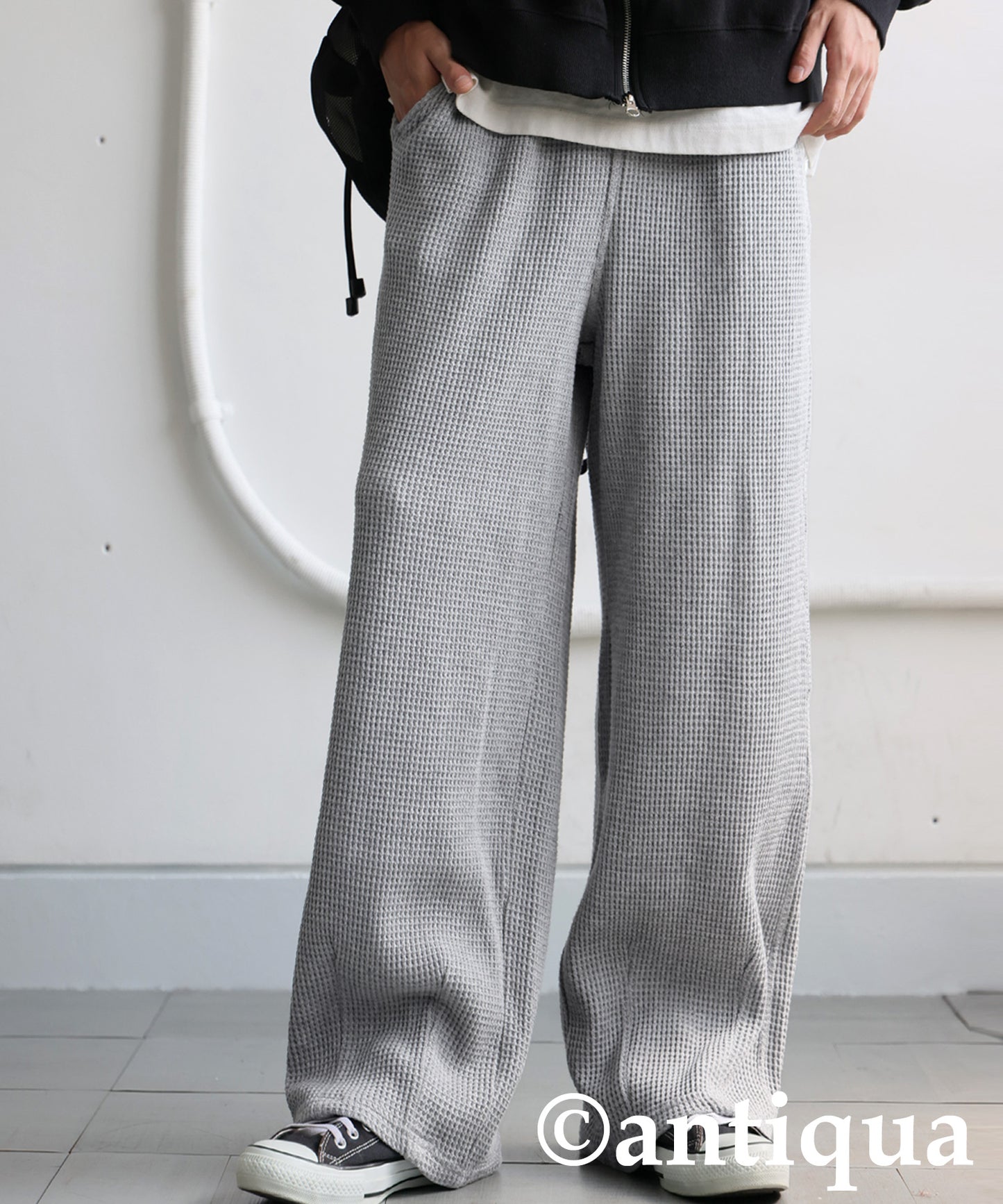 Waffle Wide Pants Men's