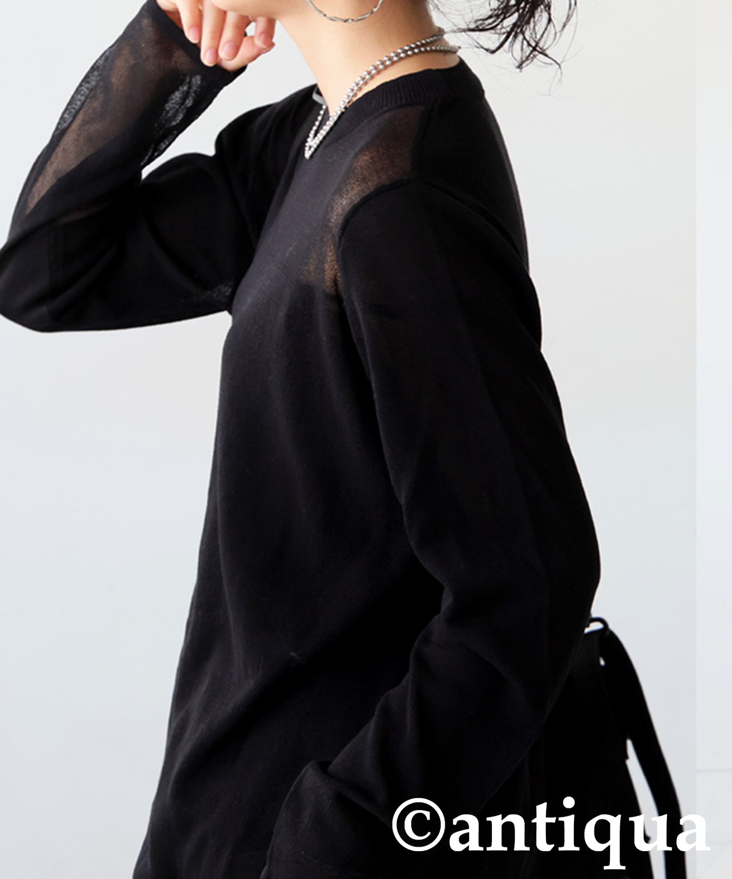 Ladies Sheer Knit Tops