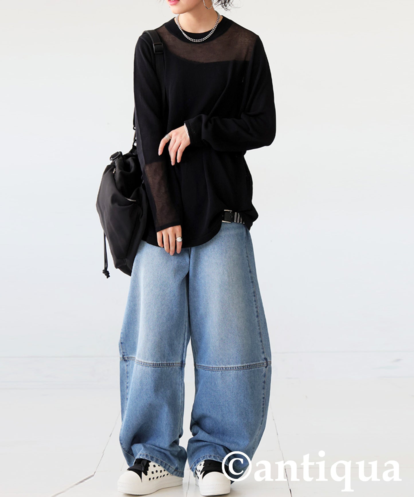 Ladies Sheer Knit Tops