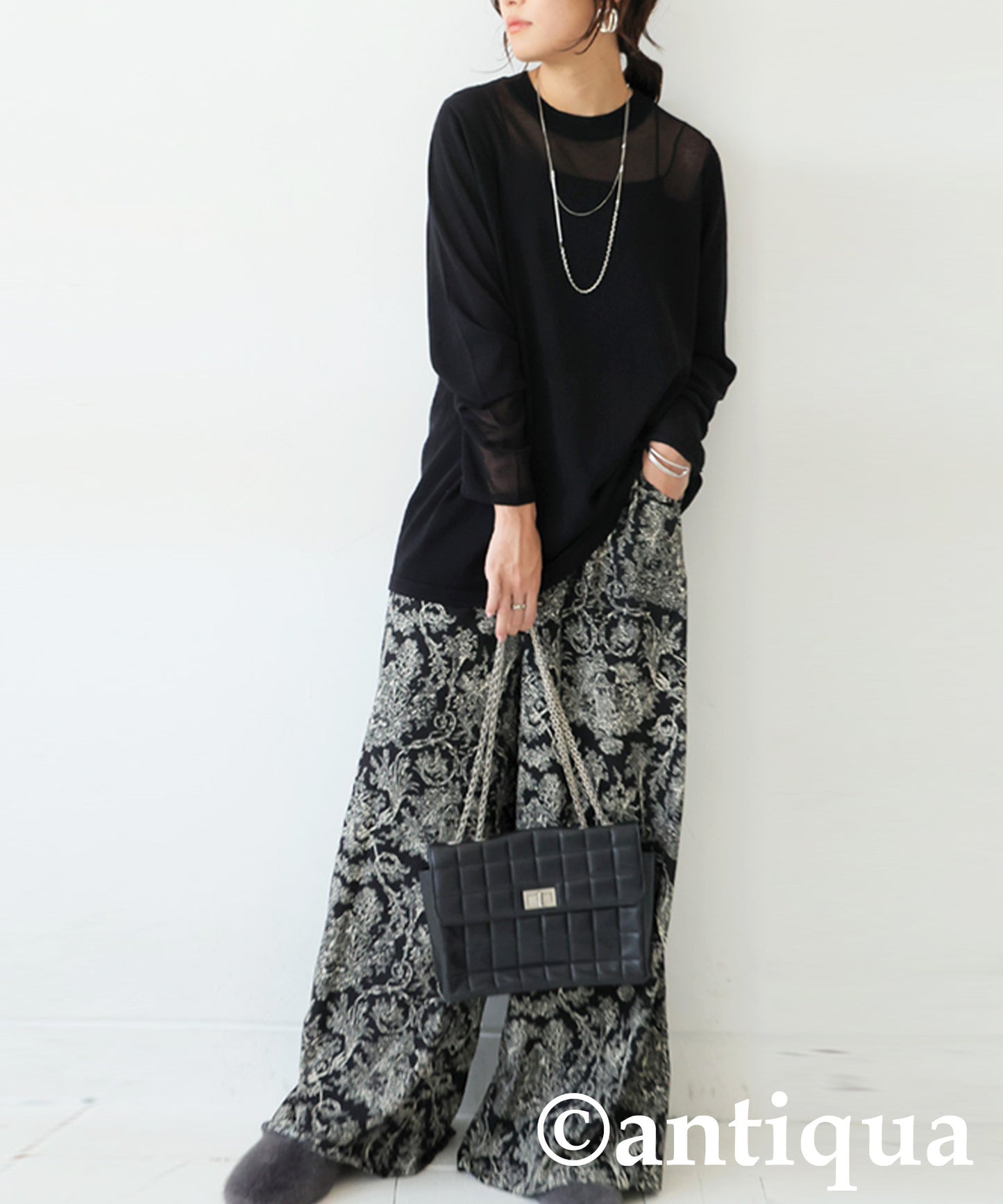 Ladies Sheer Knit Tops