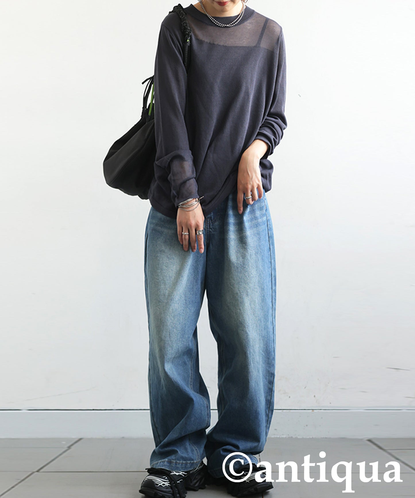 Ladies Sheer Knit Tops