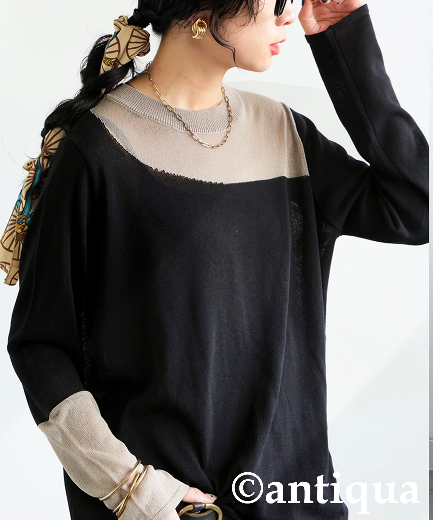 Ladies Sheer Knit Tops