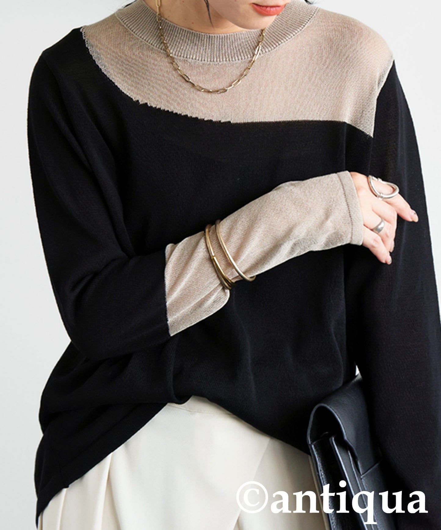 Ladies Sheer Knit Tops