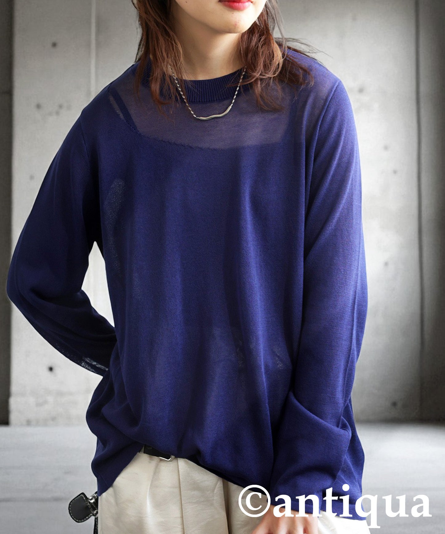 Ladies Sheer Knit Tops