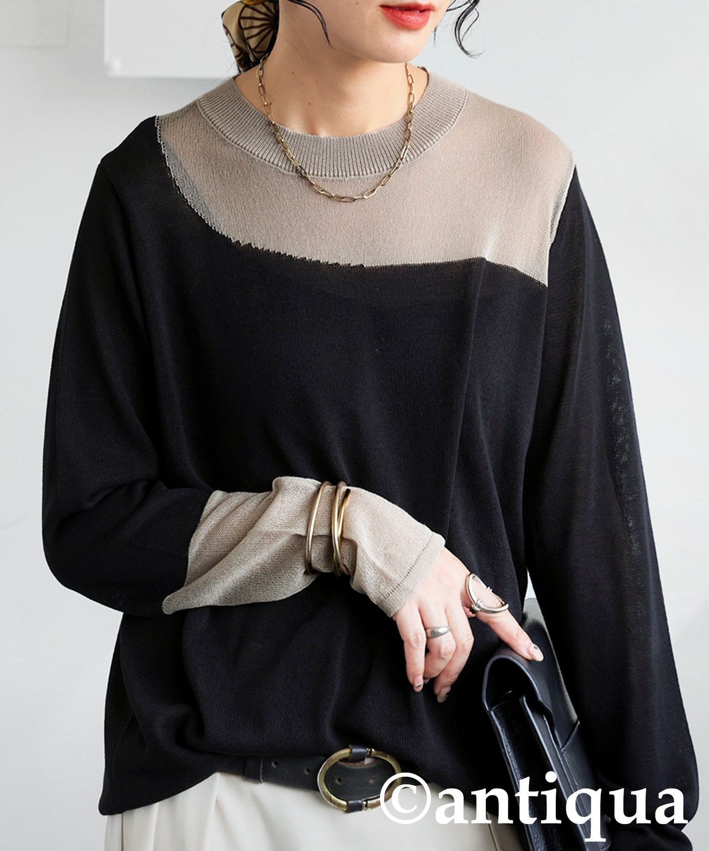 Ladies Sheer Knit Tops