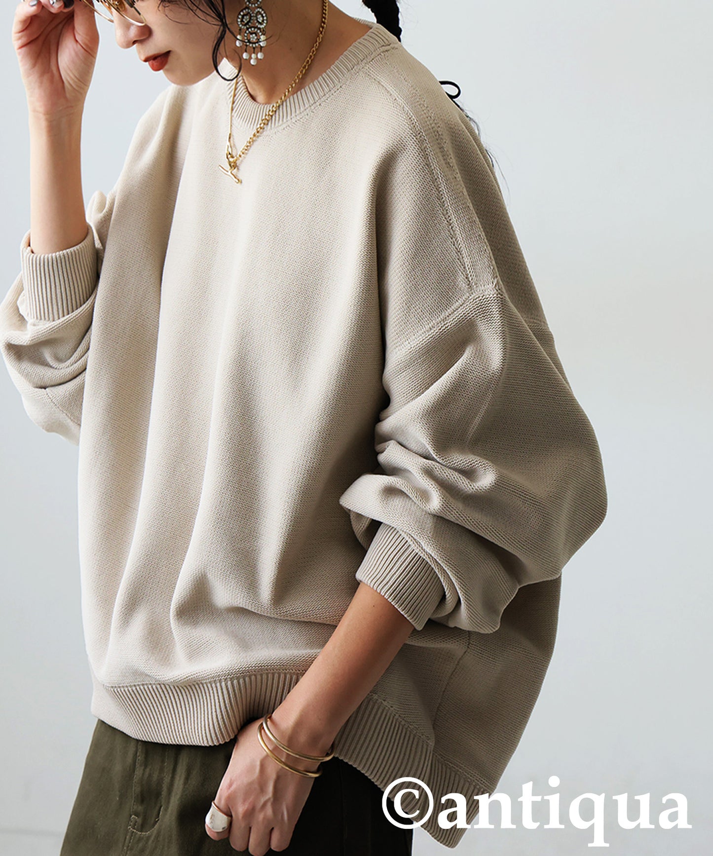 Sweat-Like Knit Ladies