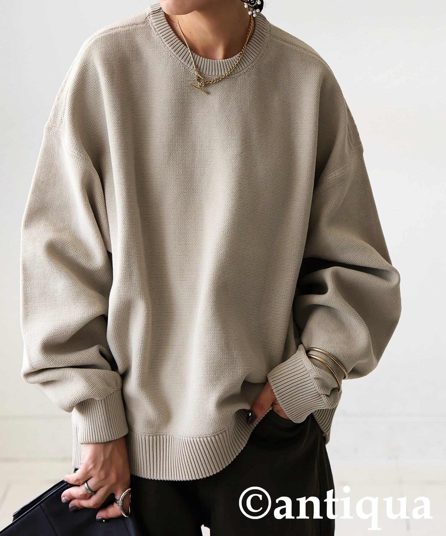 Sweat-Like Knit Ladies