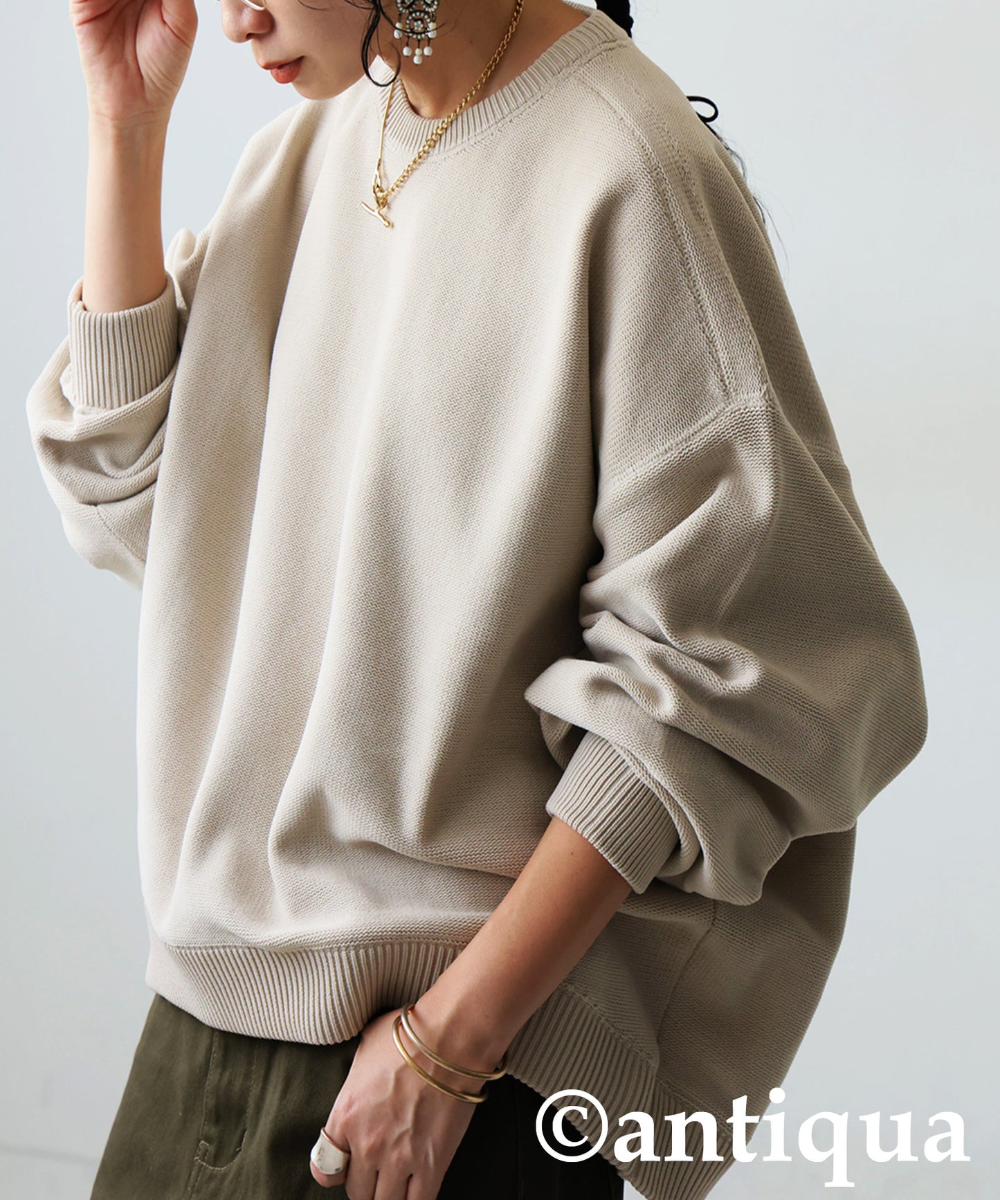 Sweat-Like Knit Ladies