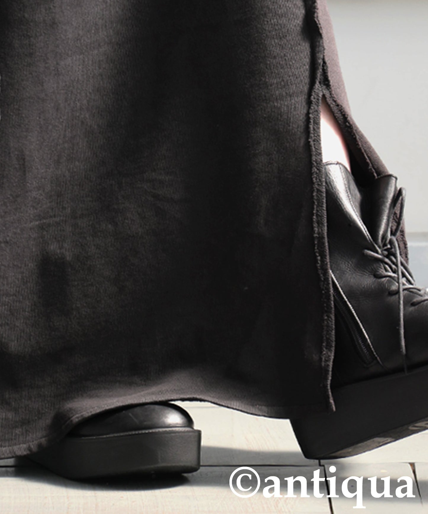 Pigment-Dyed Fleece Skirt Ladies