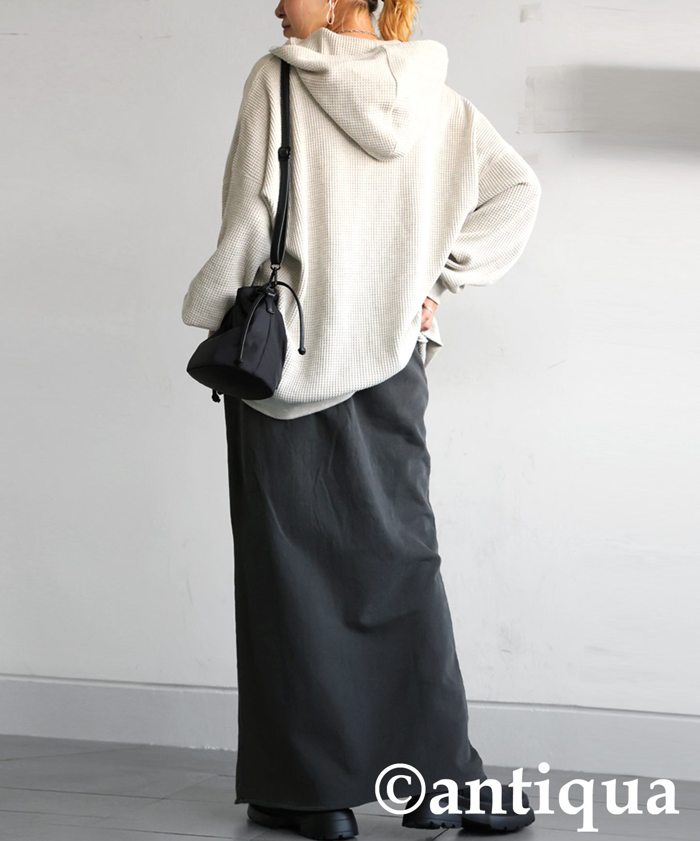 Pigment-Dyed Fleece Skirt Ladies