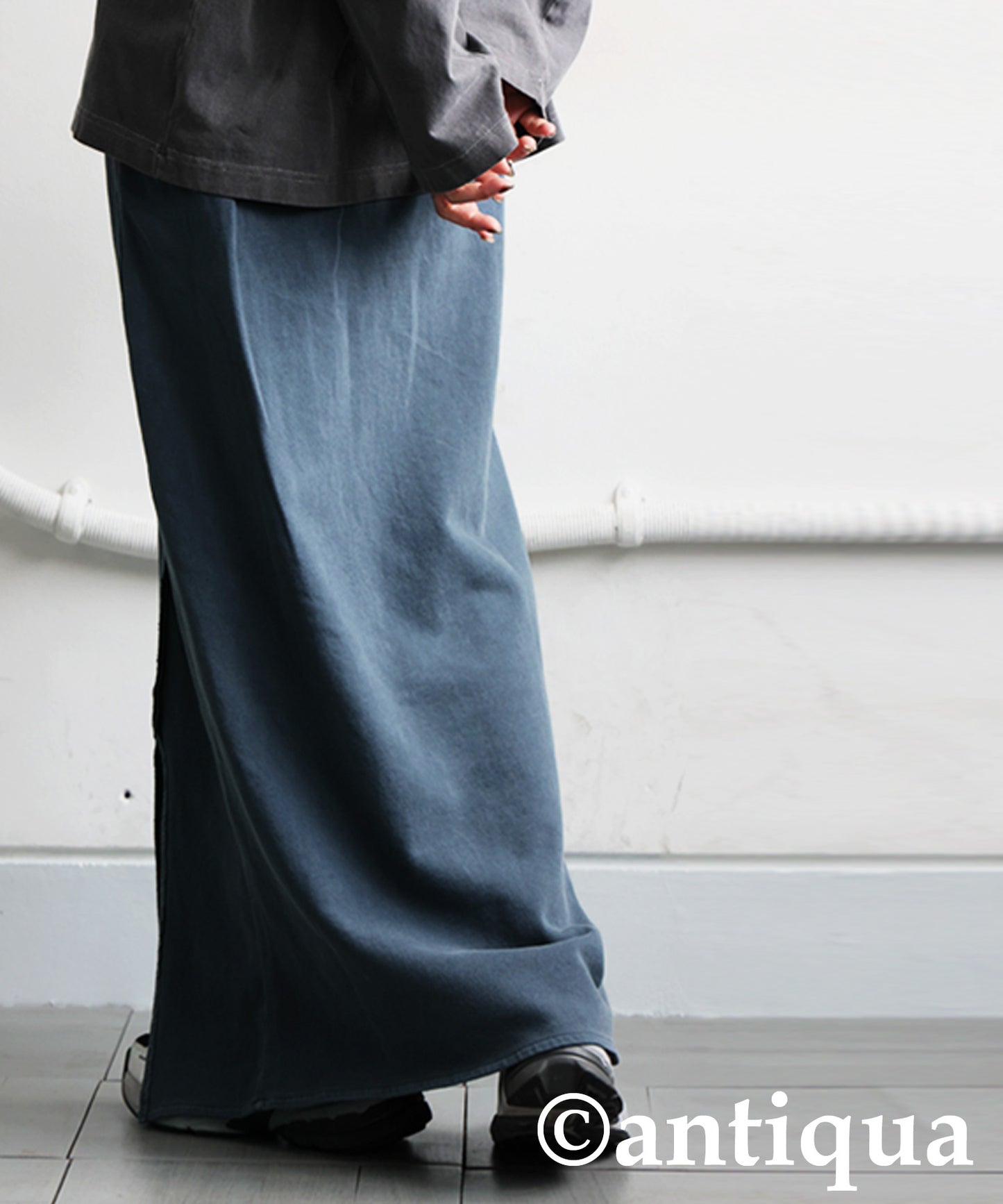 Pigment-Dyed Fleece Skirt Ladies