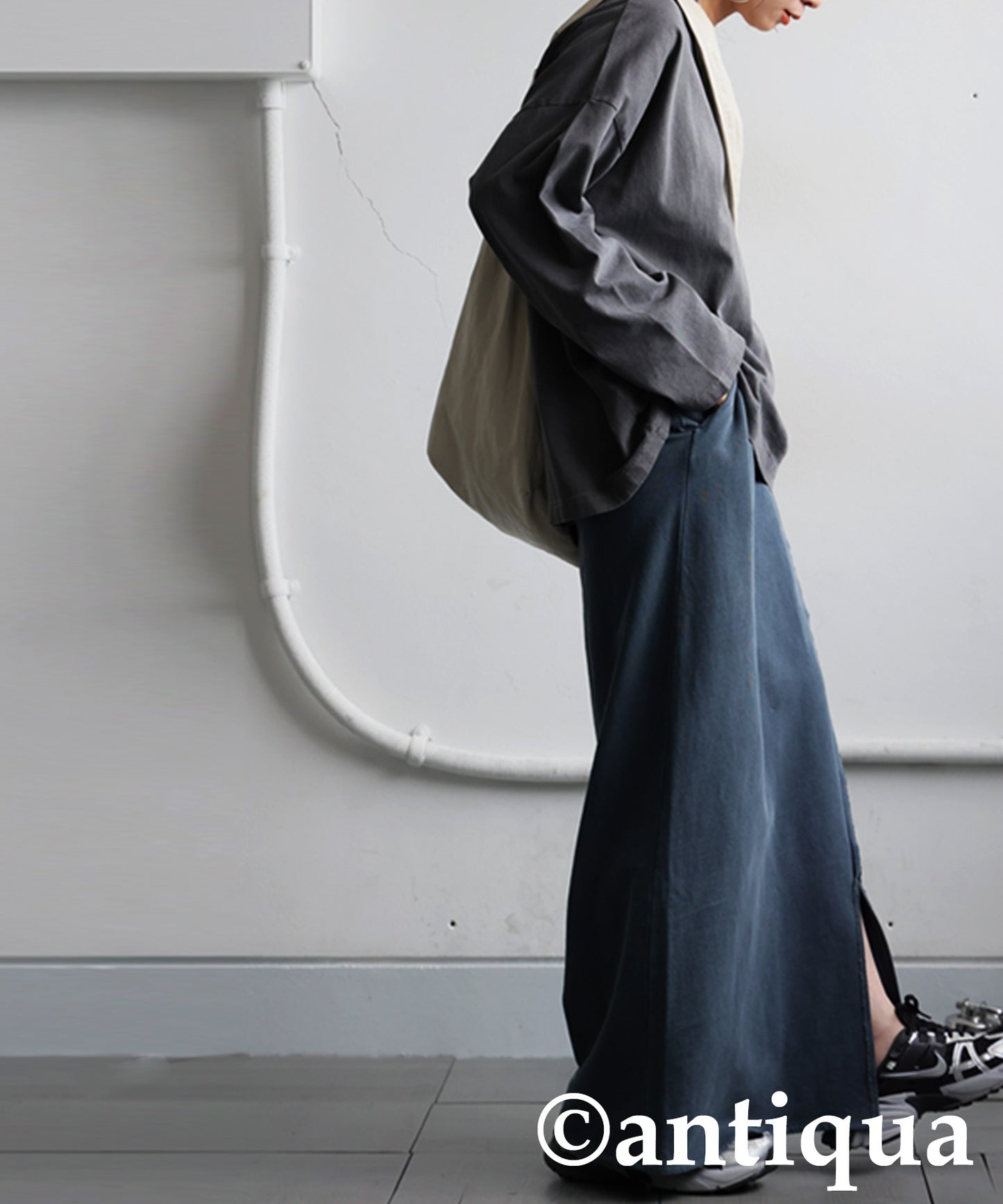 Pigment-Dyed Fleece Skirt Ladies