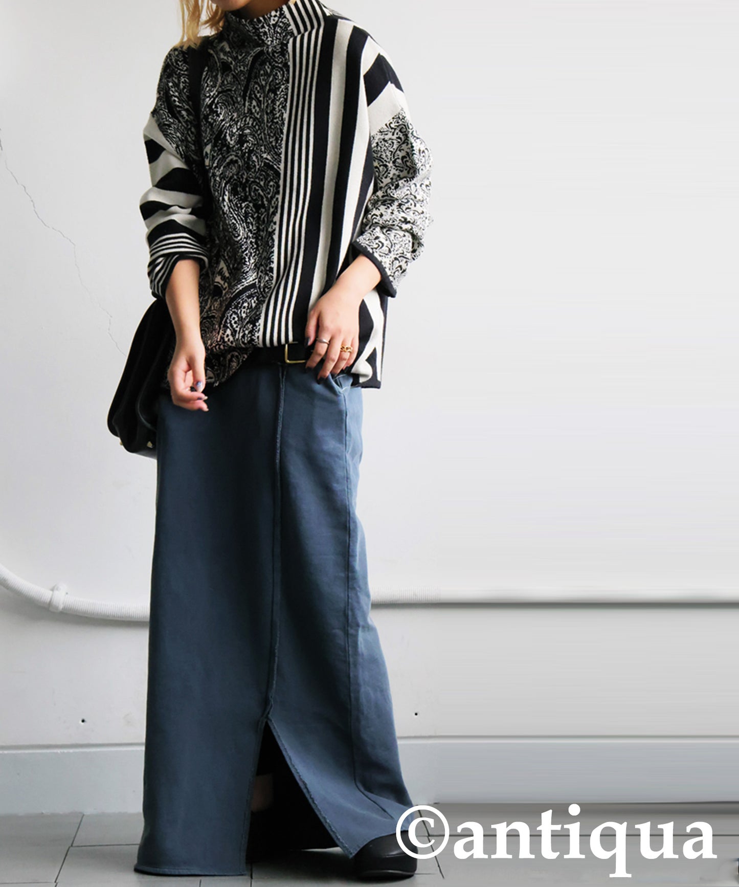 Pigment-Dyed Fleece Skirt Ladies