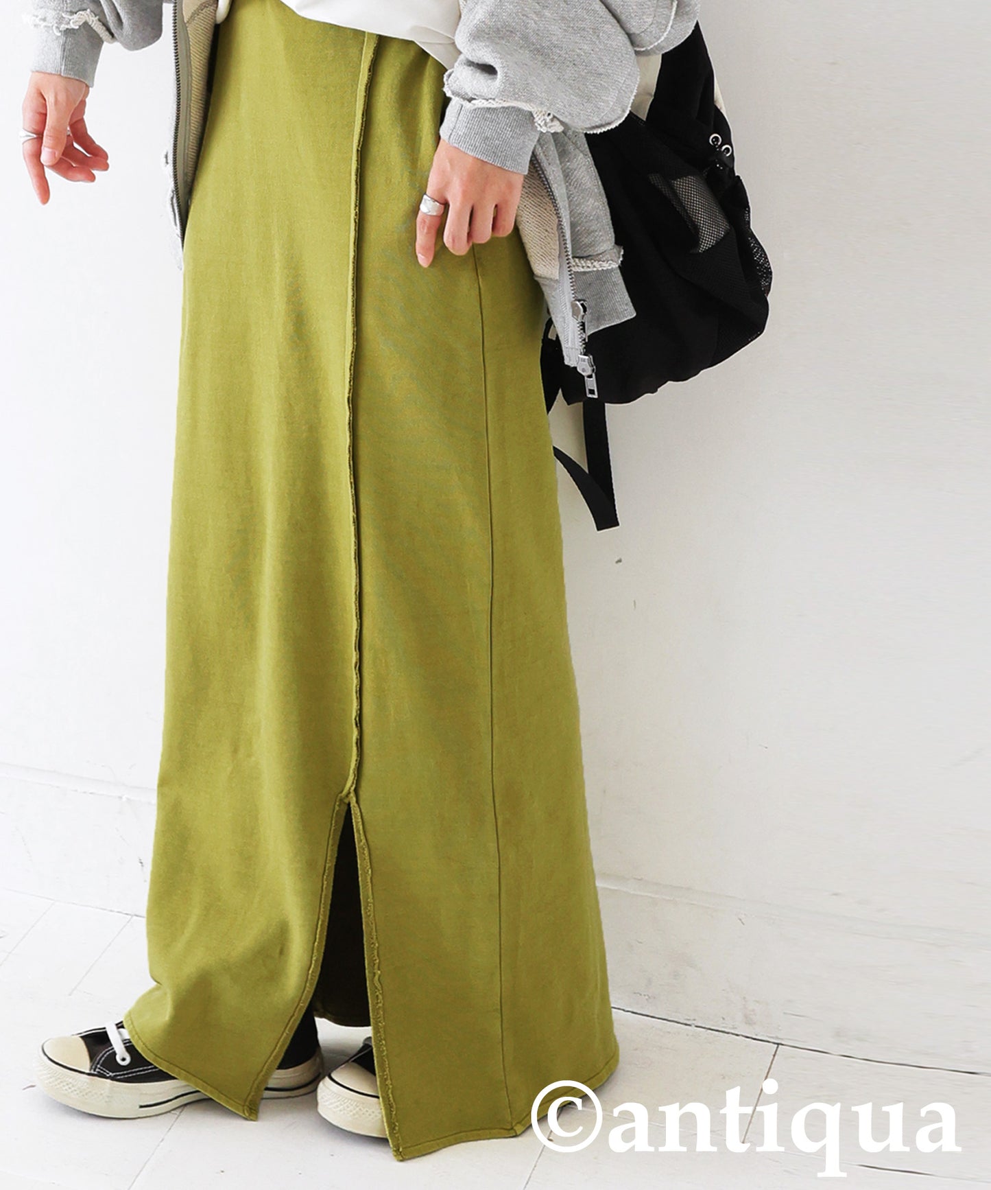 Pigment-Dyed Fleece Skirt Ladies