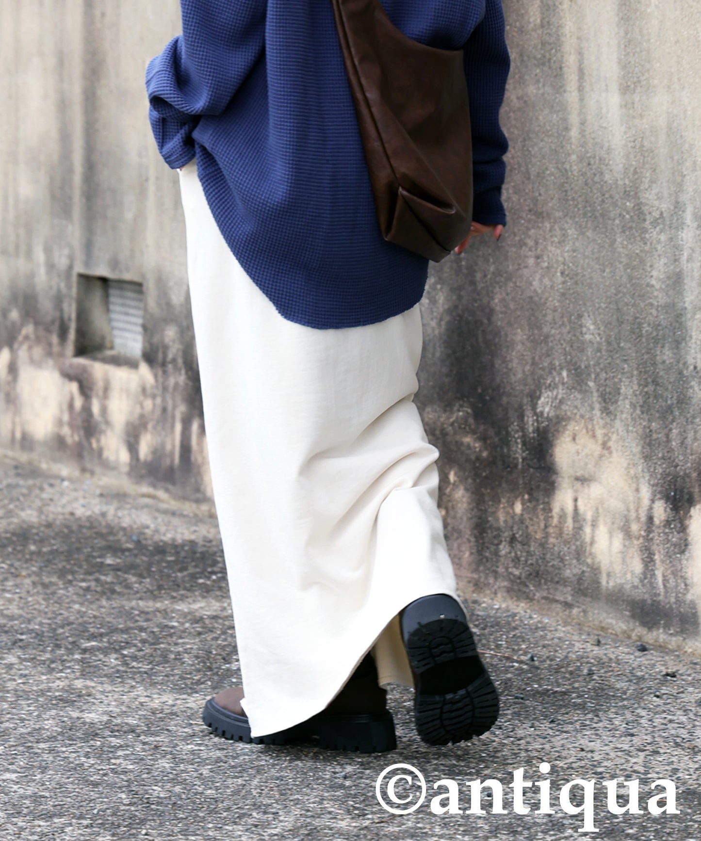 Pigment-Dyed Fleece Skirt Ladies