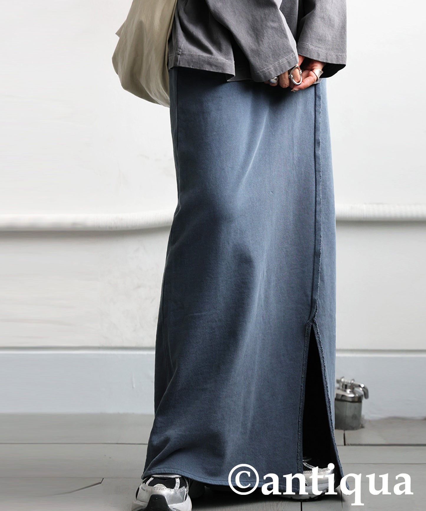 Pigment-Dyed Fleece Skirt Ladies